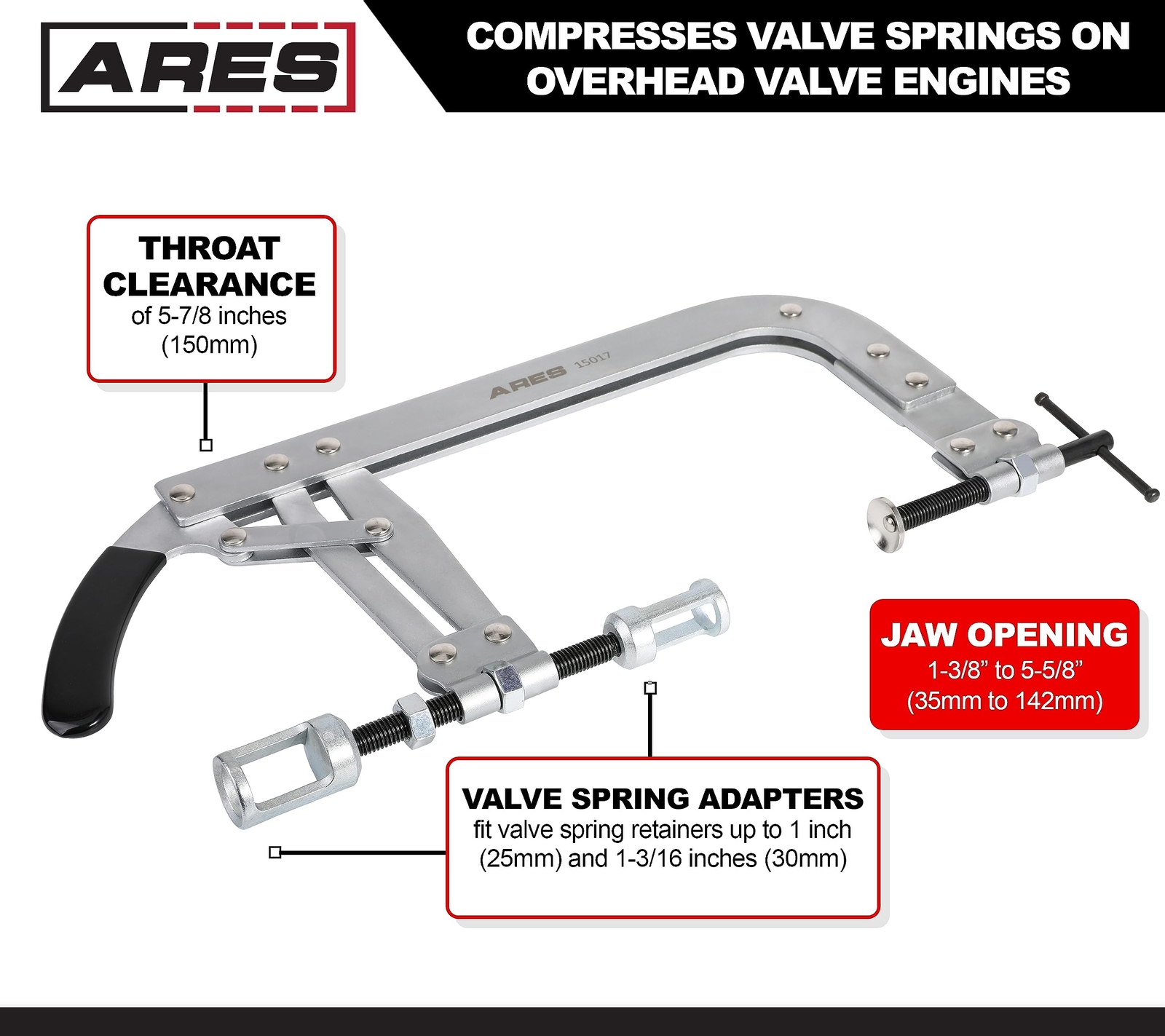 15017 – Valve Spring Compressor – Compresses Valve Springs on Overhead Valve …