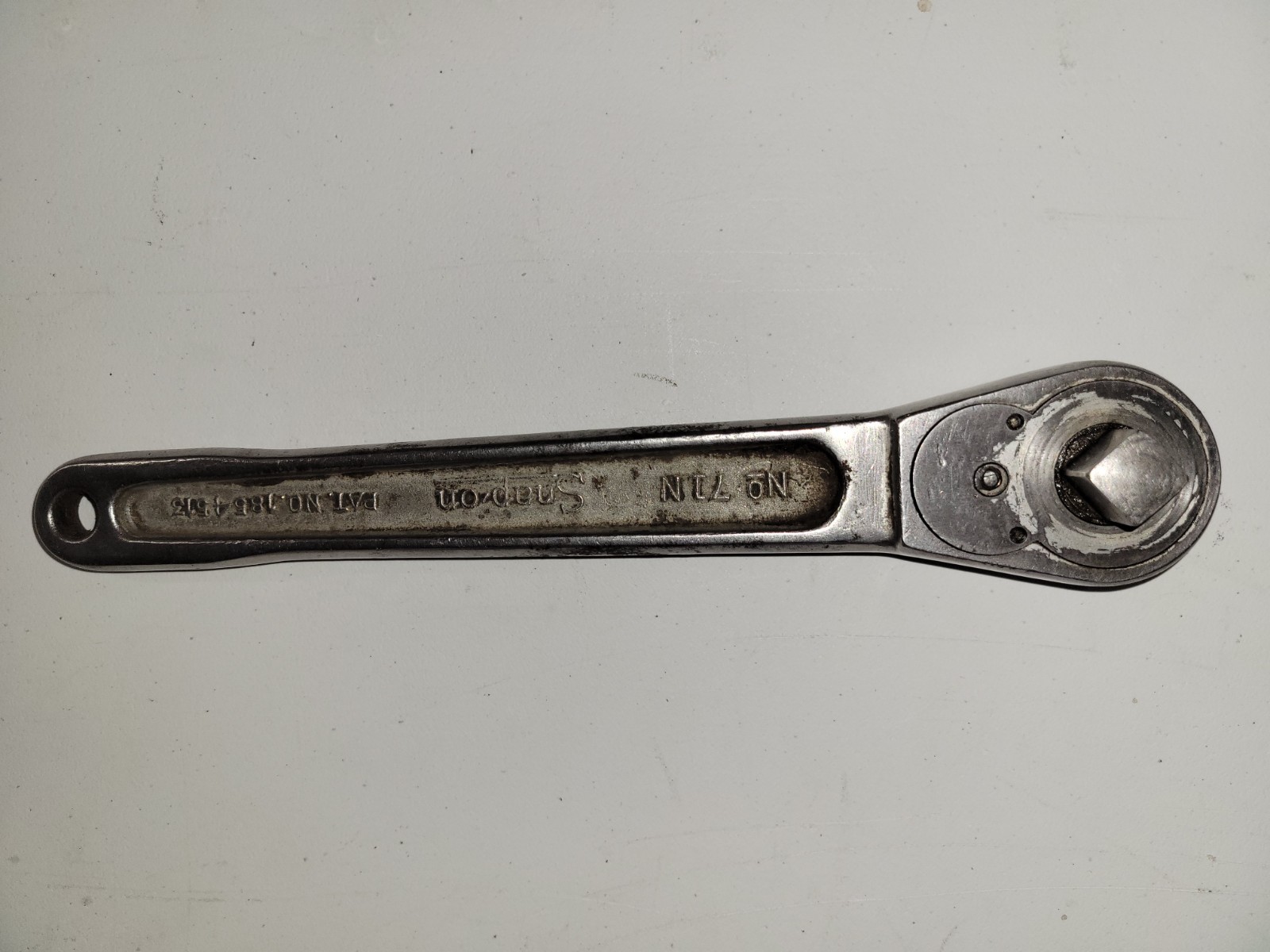 1945 Rare «Snap On No.7 1N Ratchet 1/2” Drive» ISSUE «G» GOVERNMENT