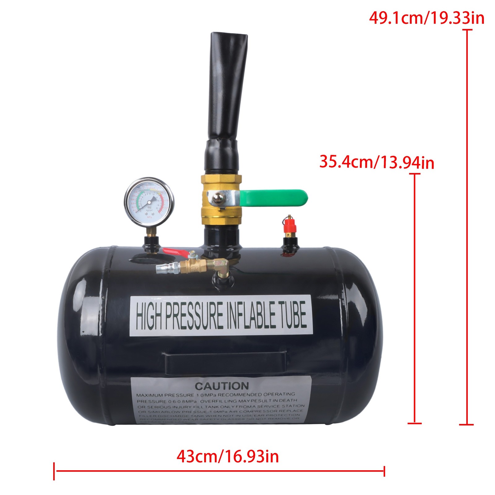 5 Gallon Air Tire Bead Seater Blaster Tool Seating Inflator For Truck ATV 145PSI