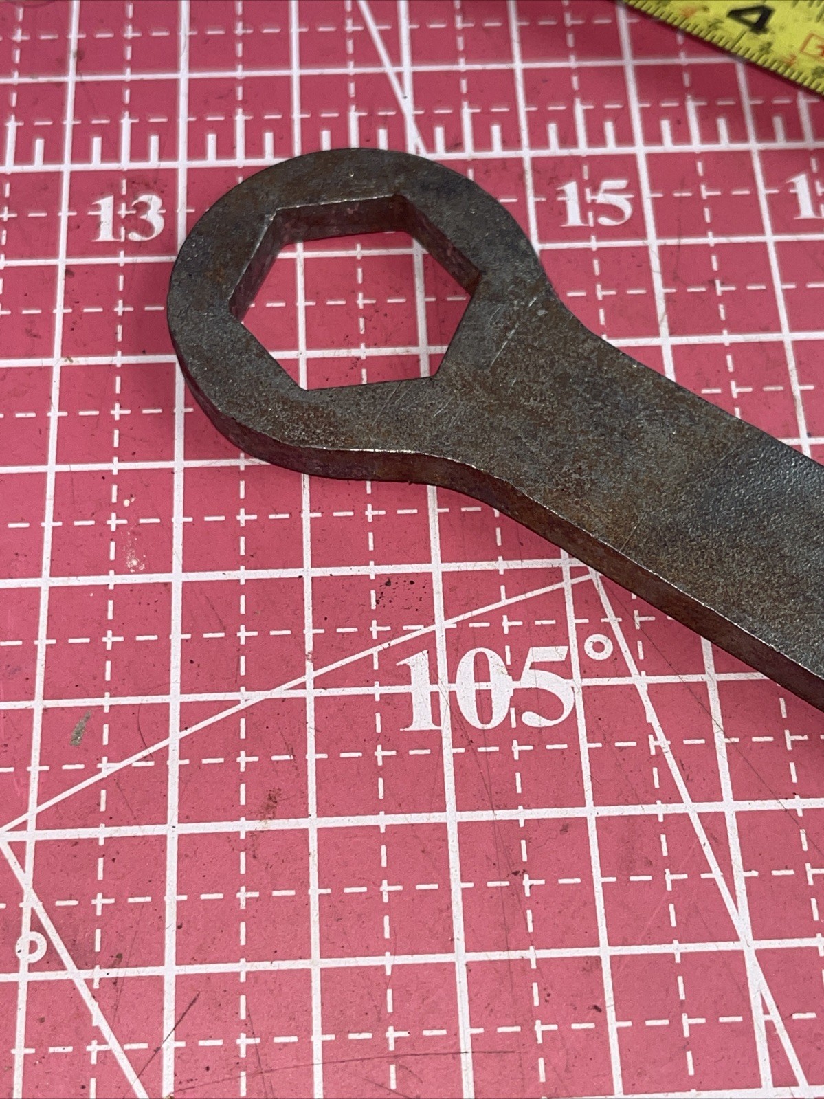 Vintage Yamaha 22 X 29 MM Metric 6 Point Box End Motorcycle Spanner Wrench
