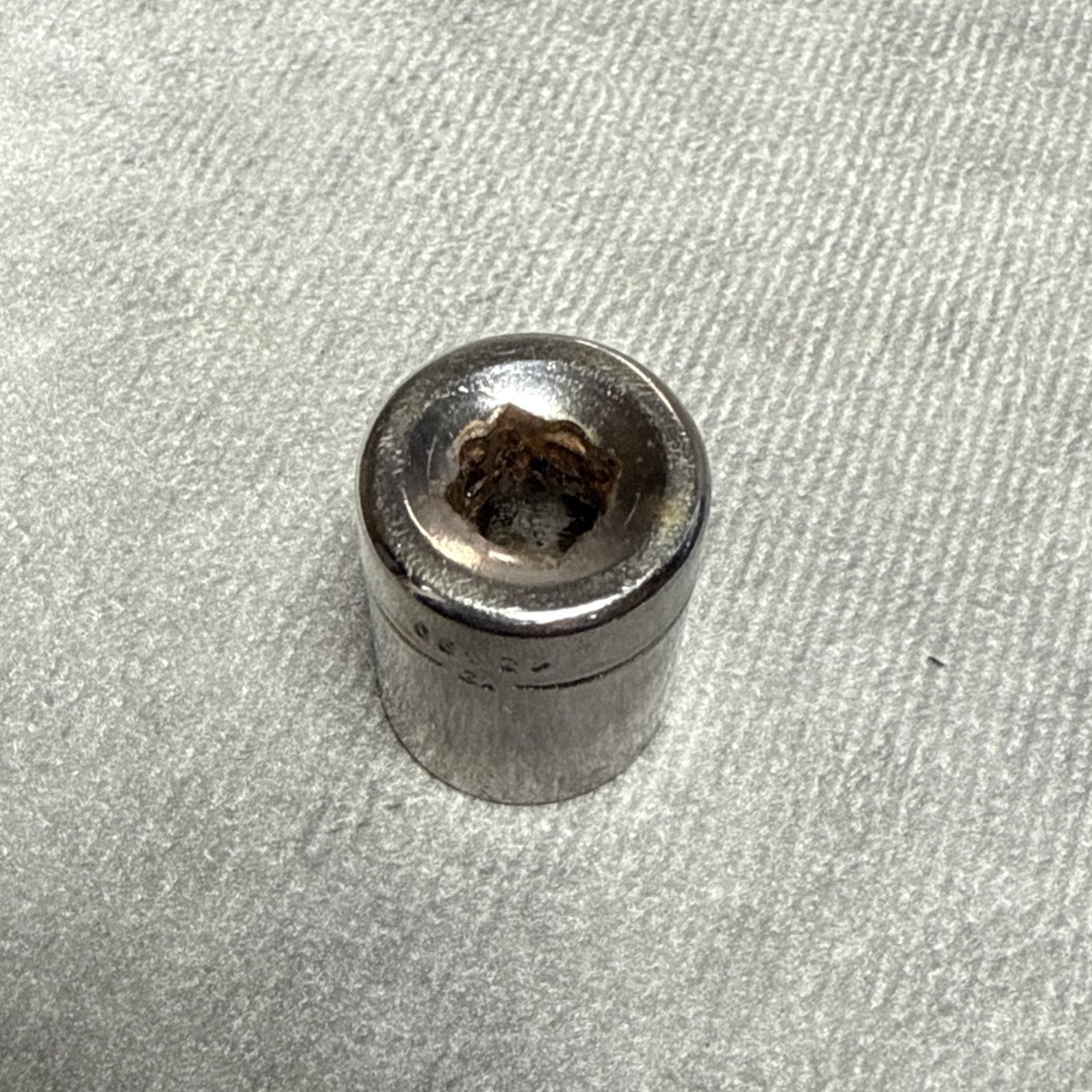 Craftsman 1/2” Shallow Socket 1/4 Drive 6-Point G1 Chrome USA 43499