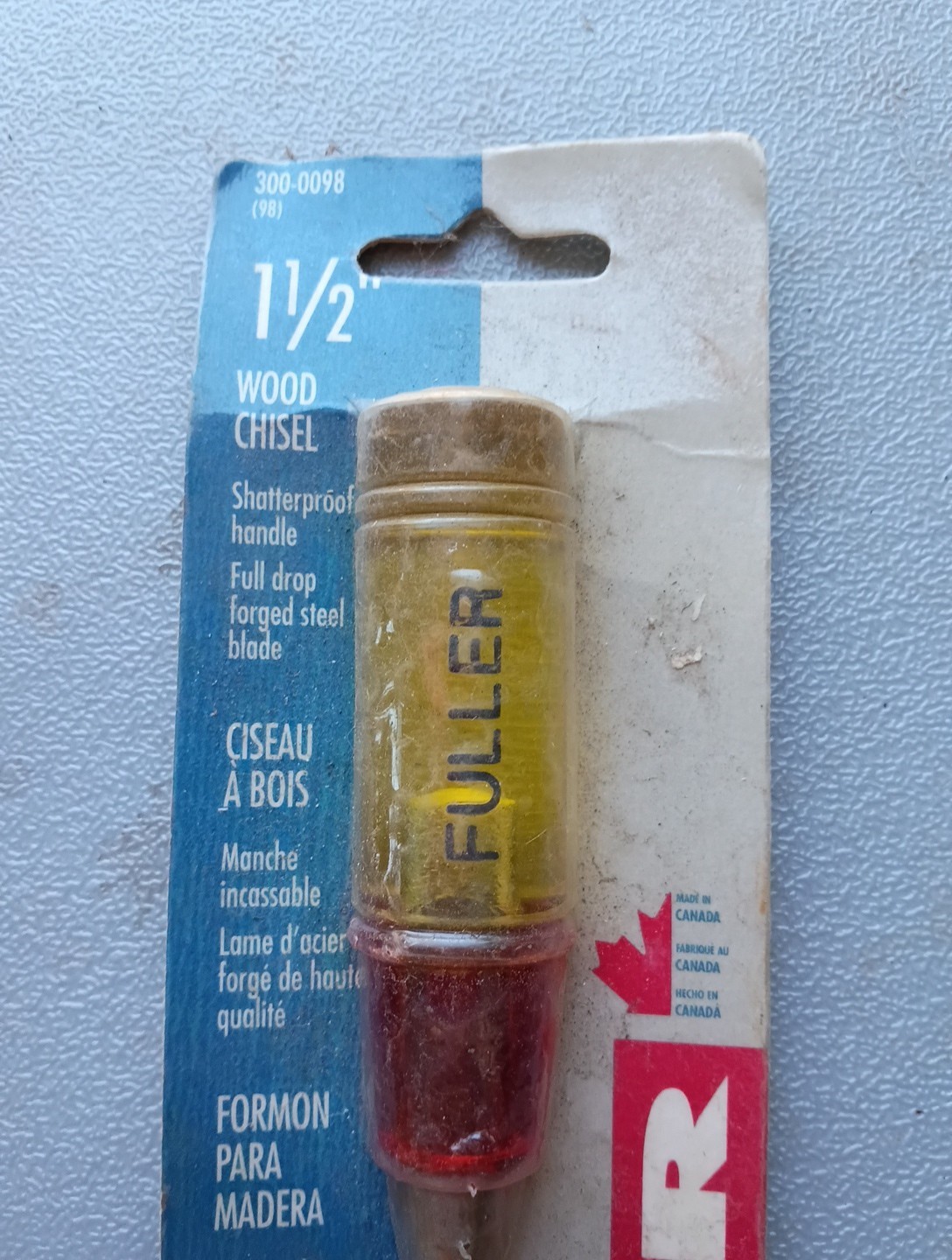 Fuller 1-1/2″ Wood Chisel 300-0098 38mm New Old Stock – Canada