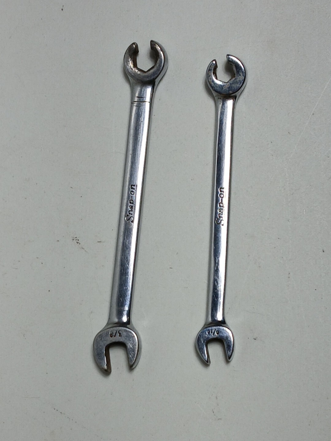 Snap On 8pc RXS10-RXS24 5/16″-3/4″ SAE Open-End Flare Nut Combination Wrench Set