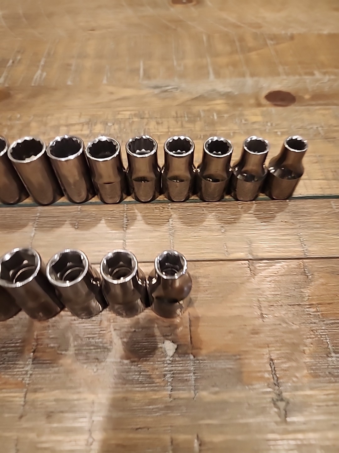 *USA CRAFTSMAN METRIC AND SAE 1/2″ DRIVE SETS 6 POINT AND 12 POINT 23PCS