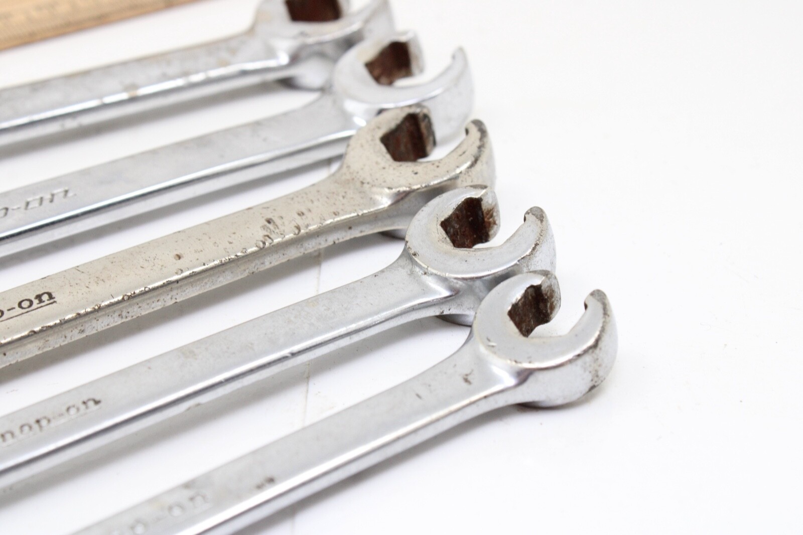 Snap On RXS12-RXS20 3/8″-5/8″ SAE 5 Piece Flare/Open End Combination Wrench Set