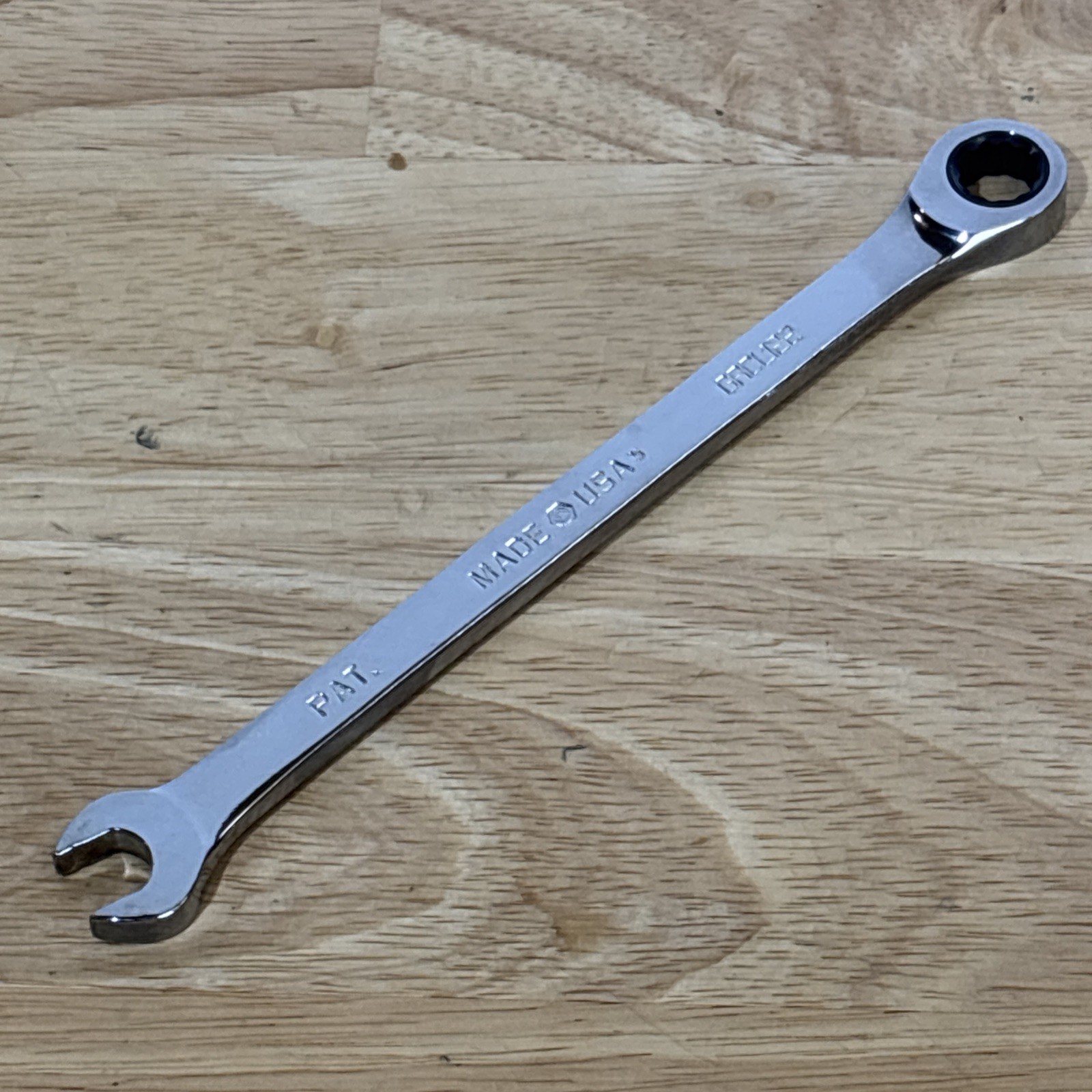 Matco Tools 3/8″ Ratcheting Combination Wrench 12 Point GRCL122 USA NOS