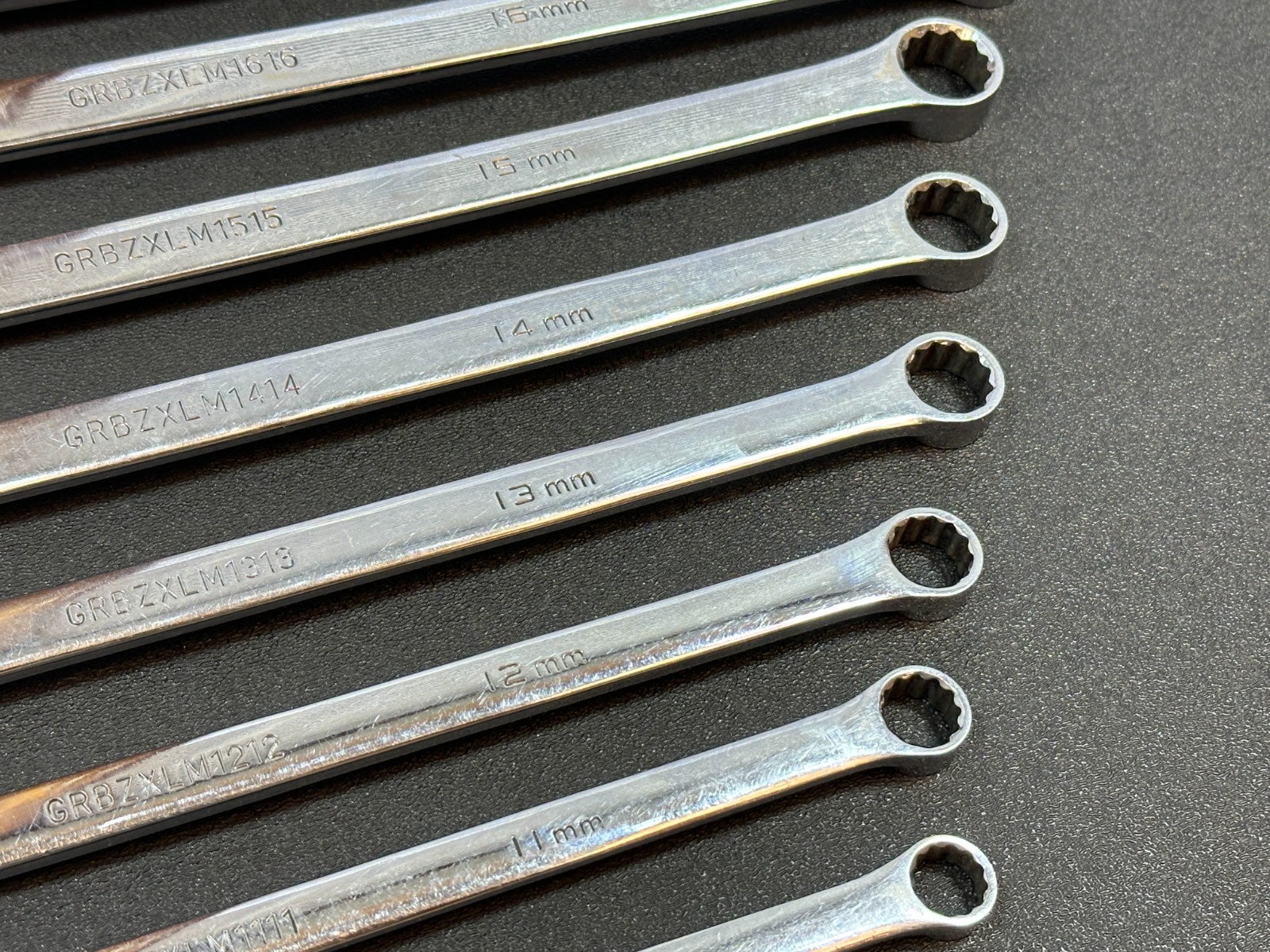Matco Tools GRBZXLM 10pc Extra Long Metric 10mm-19mm Ratcheting Box Wrench Set