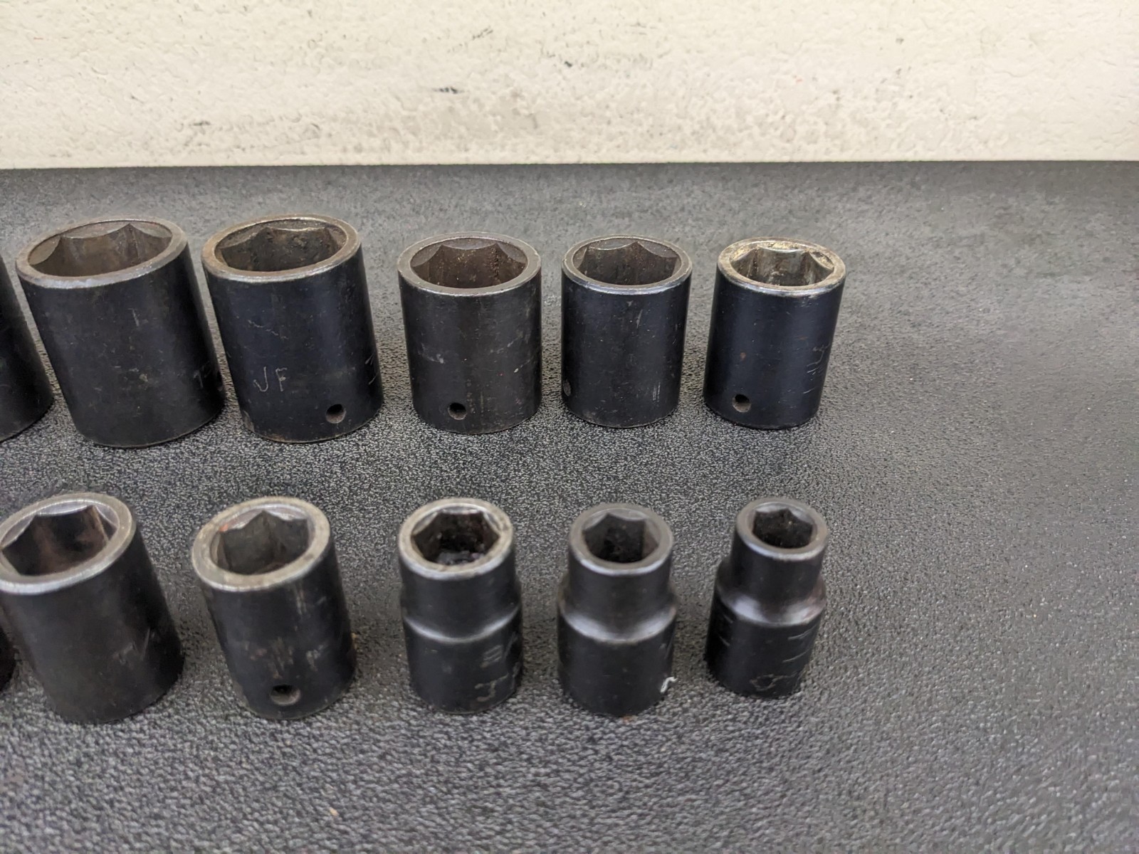 #bp318 MATCO SCP136T 15pc 1/2″ Drive SAE 6 IMPACT Socket Set 7/16″ to 1-5/16″