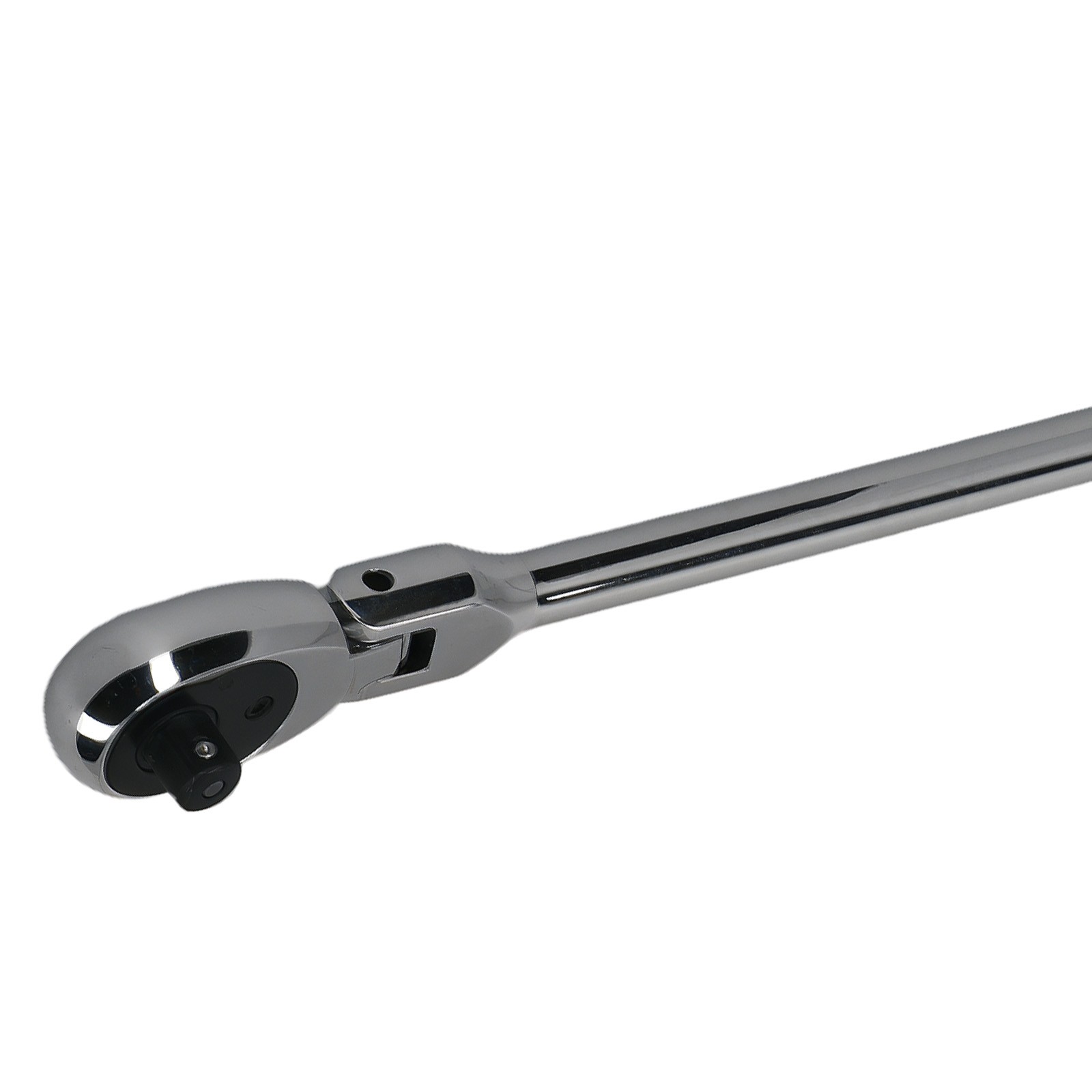 3/8in 18in Long Flex Head Ratchet Drive 40CR 72-Tooth Quick-Release Handle