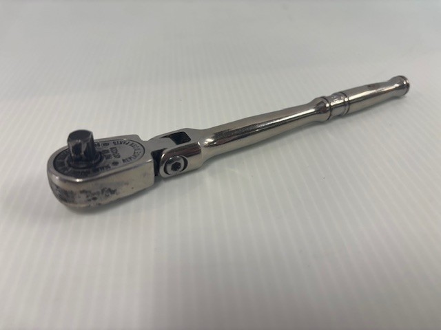 Snap On Tools USA TF72 1/4″ Drive Chrome Standard Handle Flex Head Ratchet