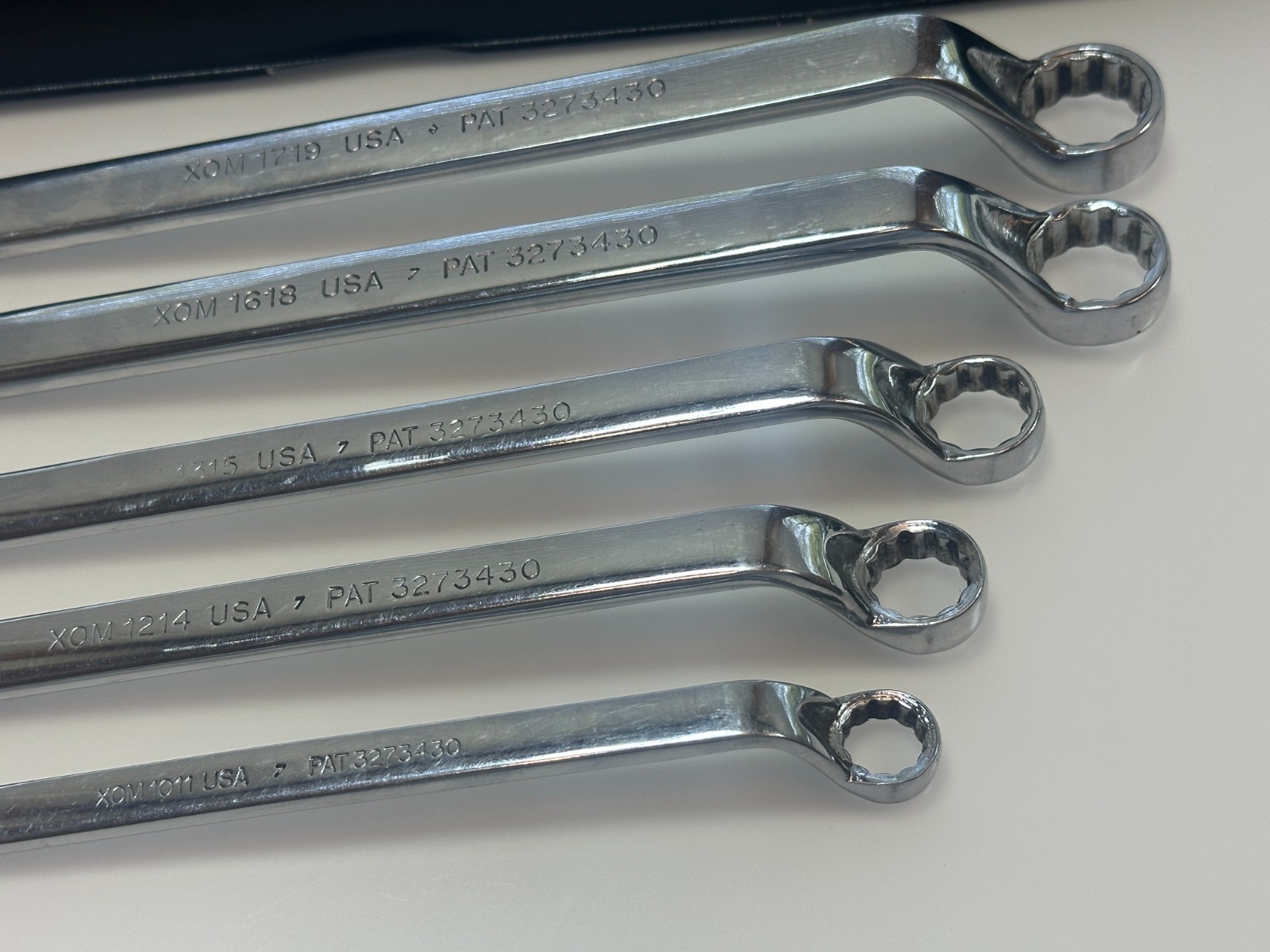 🇺🇸 Snap-on Tools 5pc Metric 60° Deep Offset Double Box End Wrench Set, XOM605