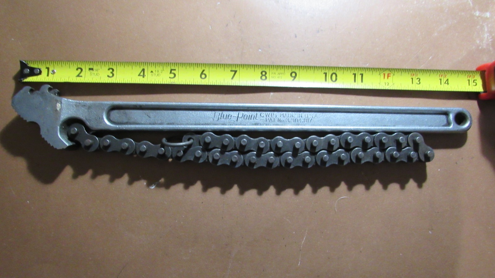Blue Point by Snap On Chain Wrench CW15 w/18″ Chain