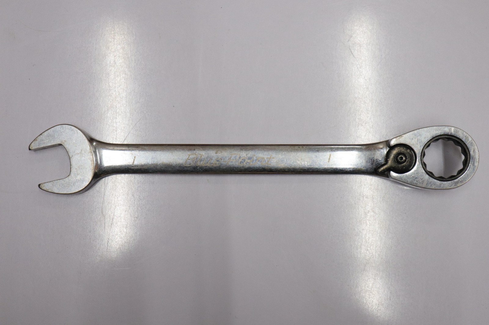 Blue Point BOER708 8 Pc SAE Ratcheting 12 Pt Combination Wrench Set