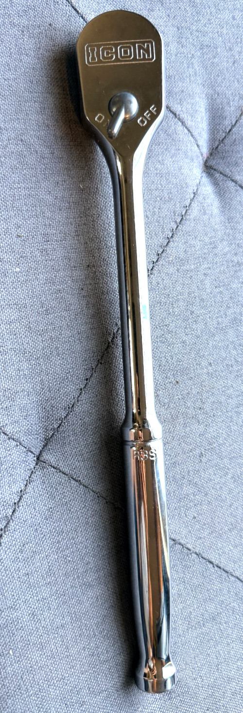 ICON 1/2 in. Drive Professional Low-Profile Ratchet 90 Tooth R3S NOB