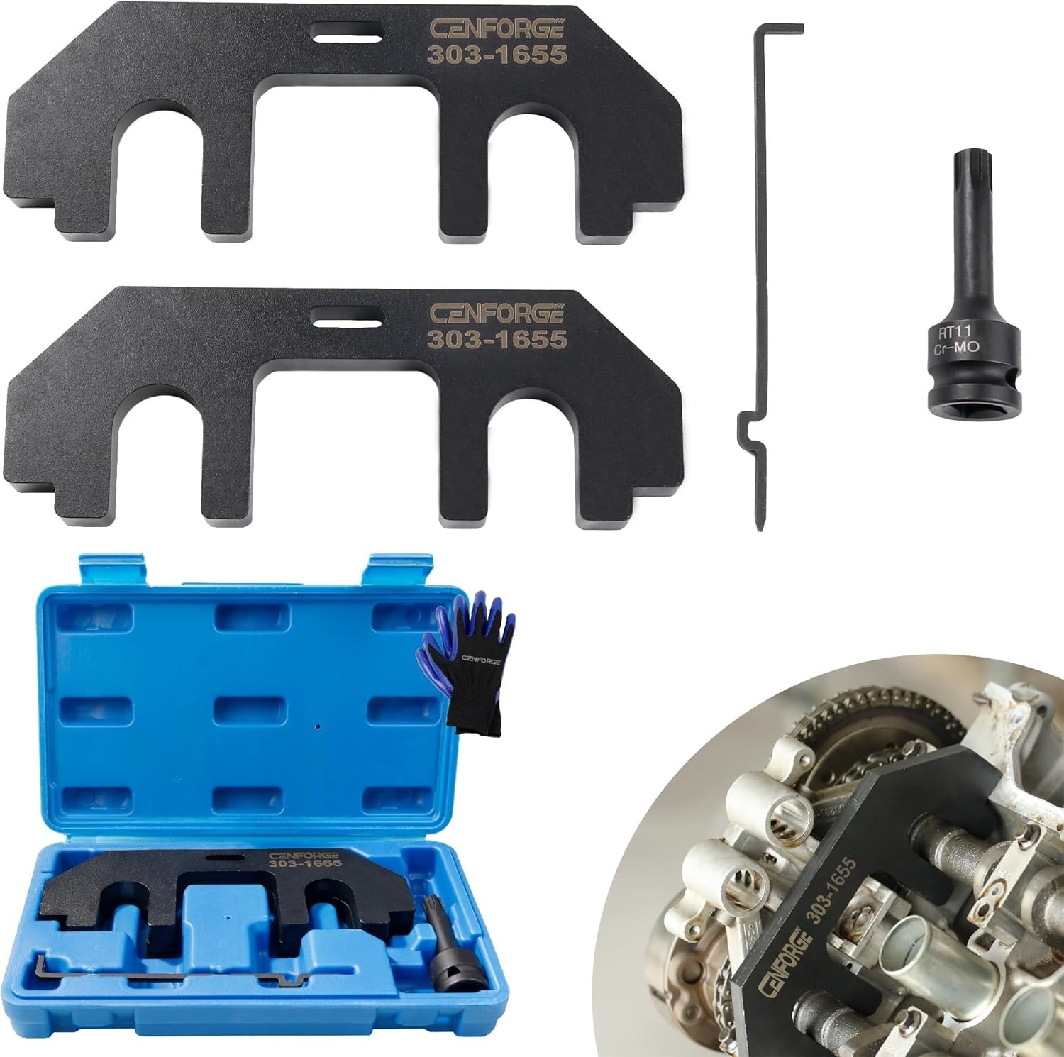 303-1655 Camshaft Holding Tool, 3.5 Timing Tool Kit Compatible with 3.5L EcoB…