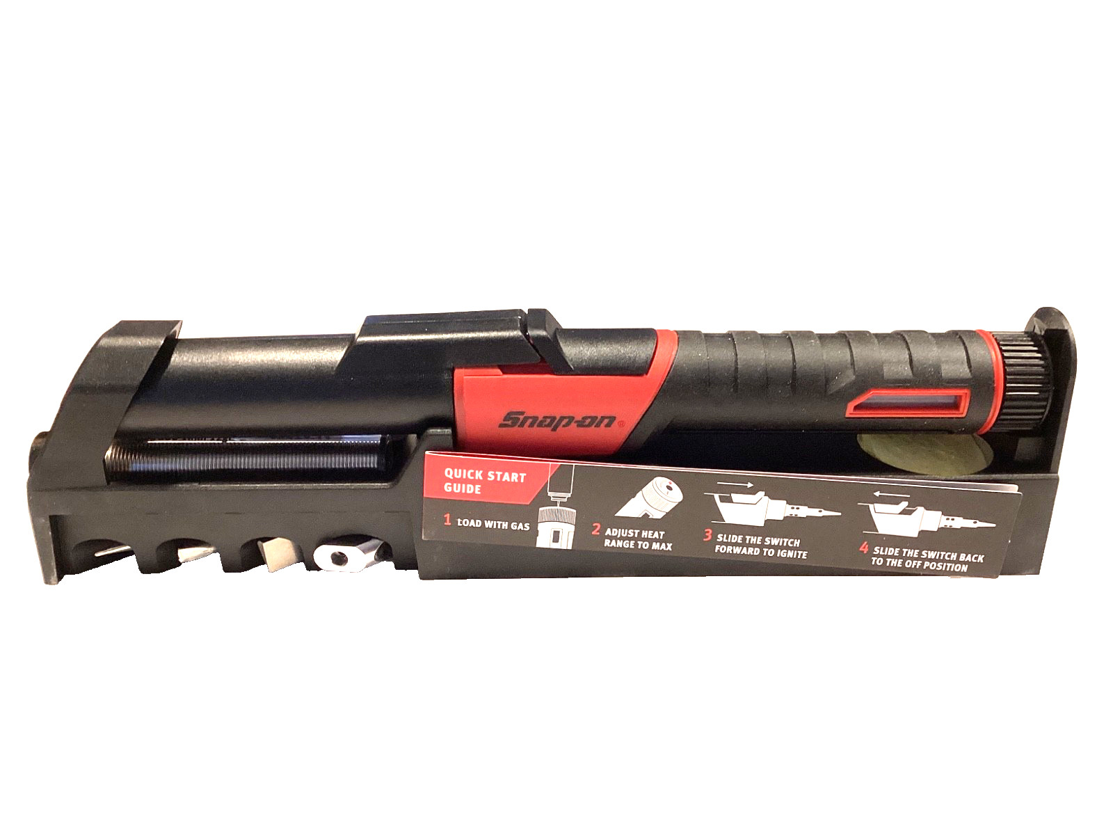Snap on YAKS42 RED Butane Gas Soldering Iron & Plastic Weld Kit 25-130 Watts NEW