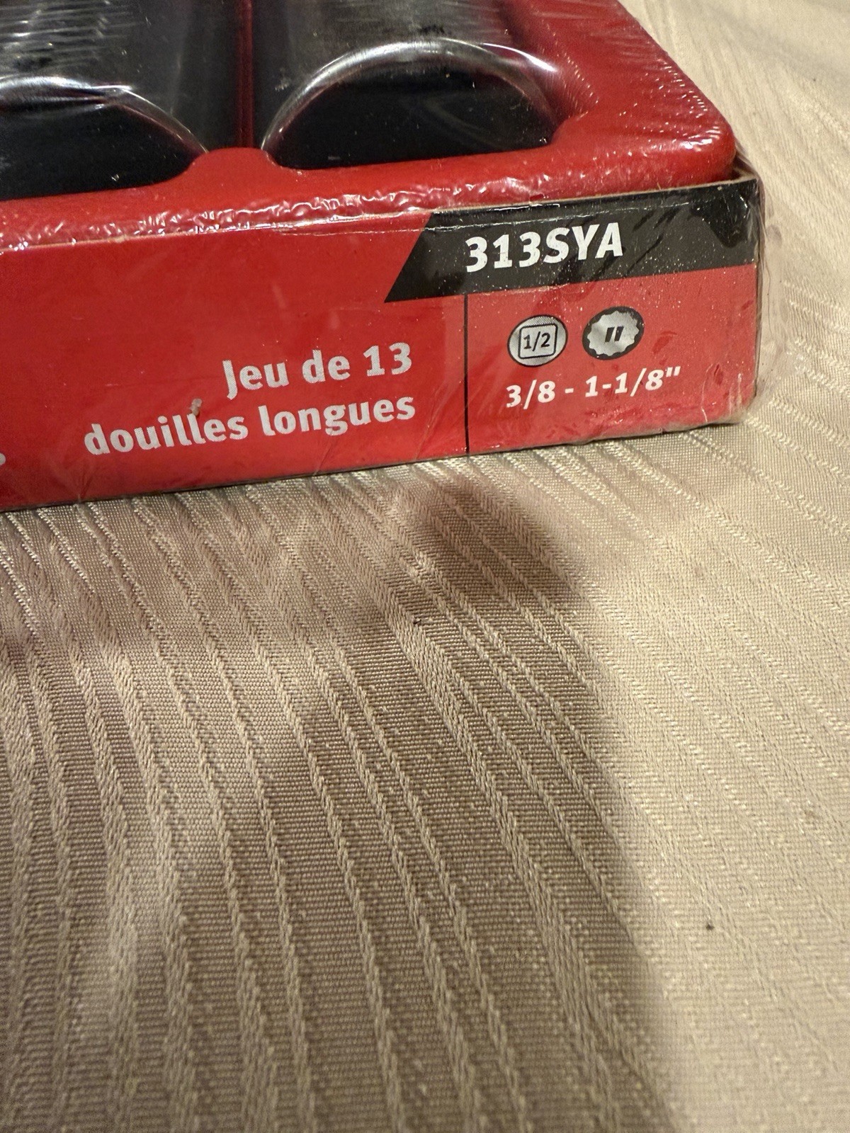 SNAP ON 313SYA 13 Piece Socket Set. 1/2 Inch Drive Wis Sockets From 3/8 – 1-1/8