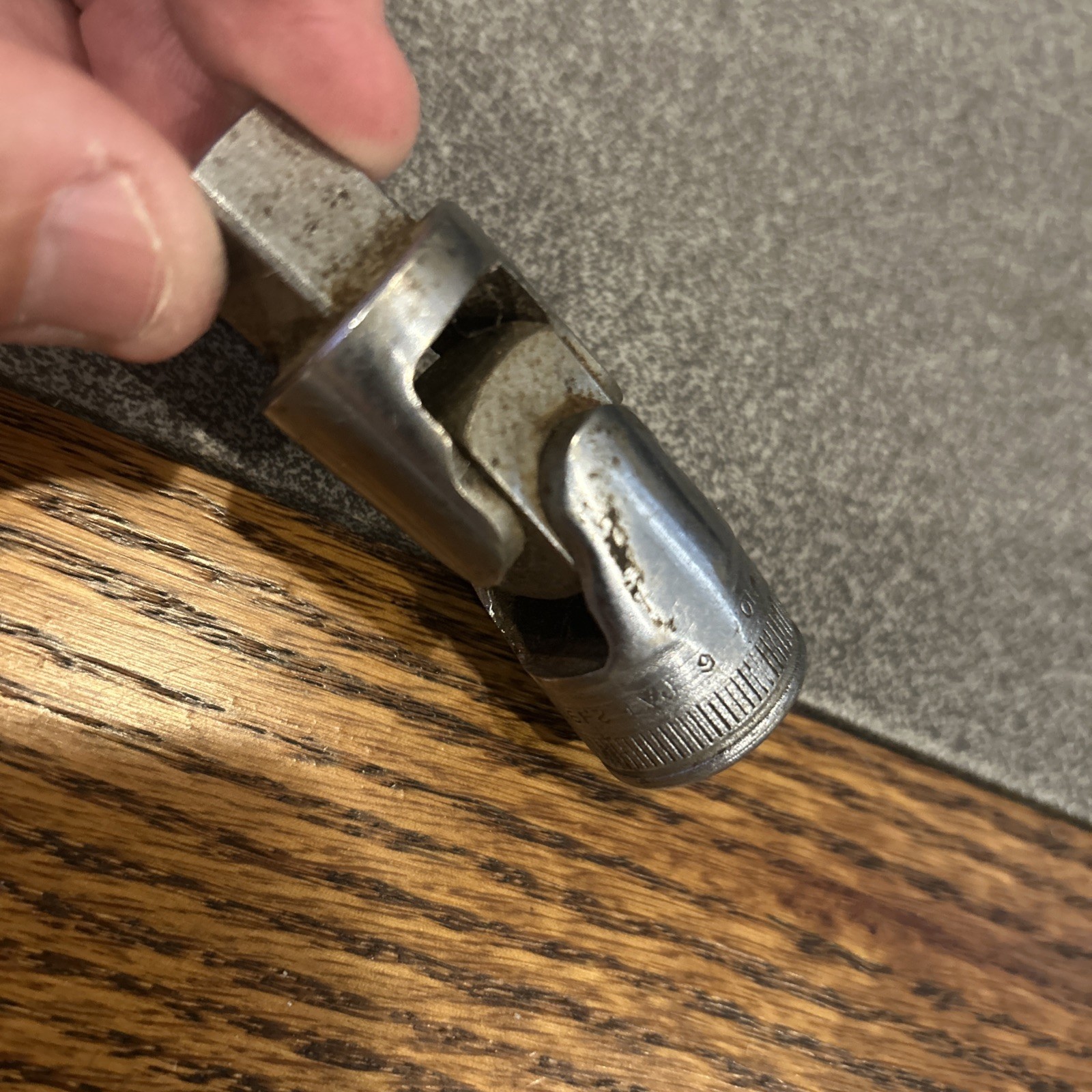VTG Snap On Ferret F-70N 3/8″ Drive Ratchet 7″ & 1/2” Universal Joint Adapter