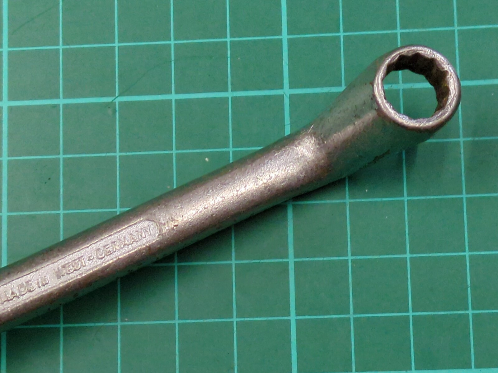 Elora No110, 3/8″ x 7/16″ AF Chrome Vanadium, Offset Ring Spanner, West Germany
