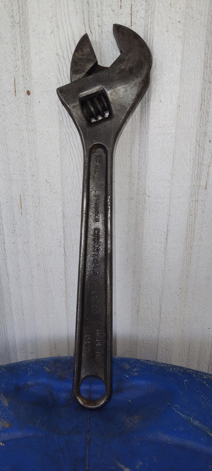 Crescent Brand 12” Adjustable Wrench Crestoloy Made in USA Jamestown NY