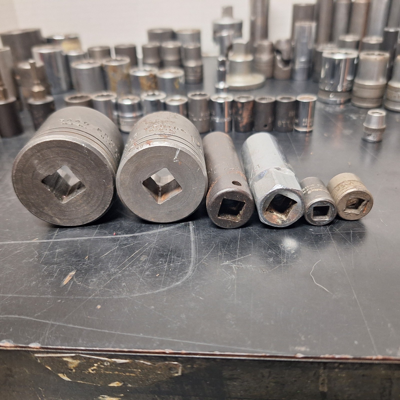 Lot Of USA Made Sockets And Things Multiple Brands And Sizes 81 Items