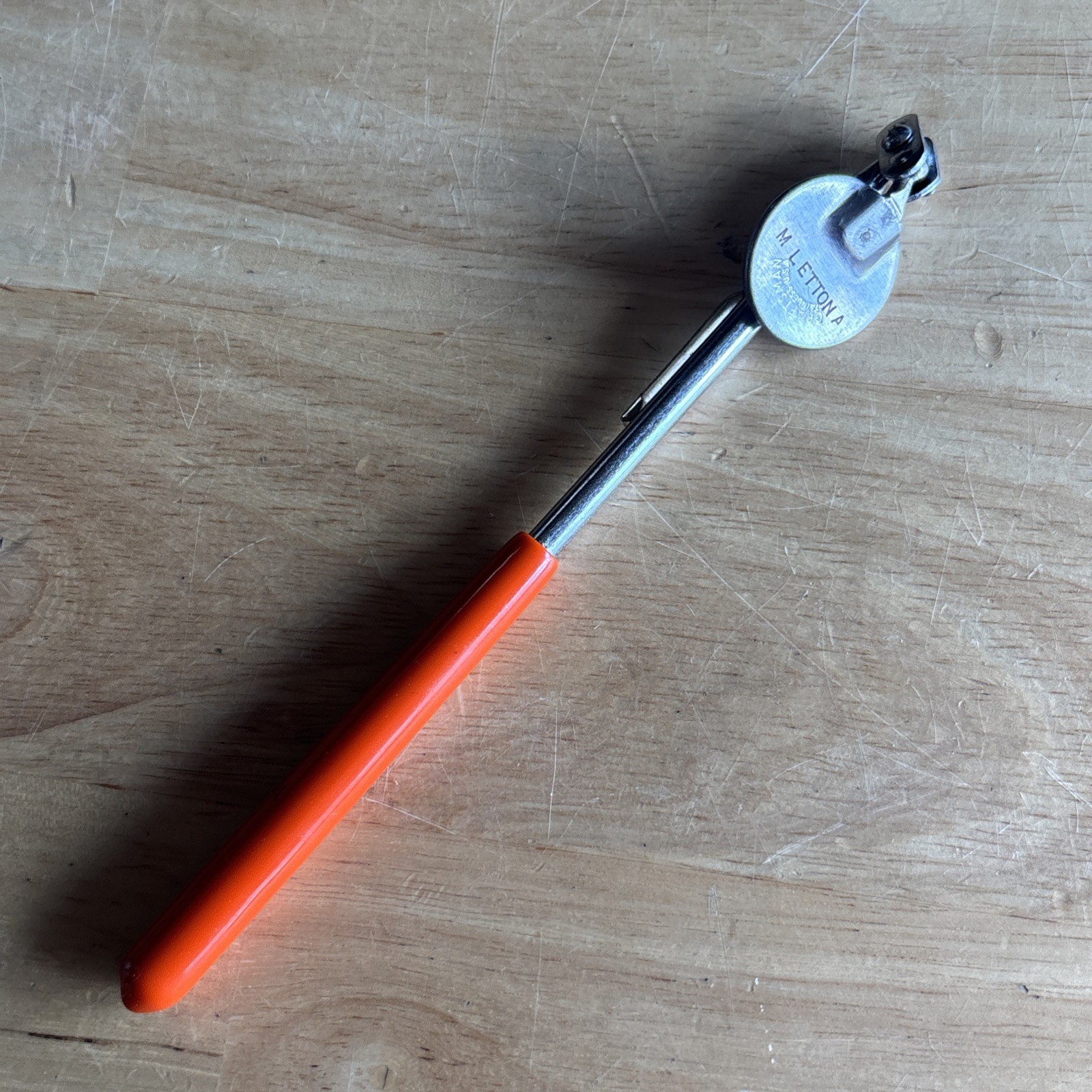 Craftsman 7.5″ Pocket Swivel Inspection Mirror Orange NON Telescoping USA READ