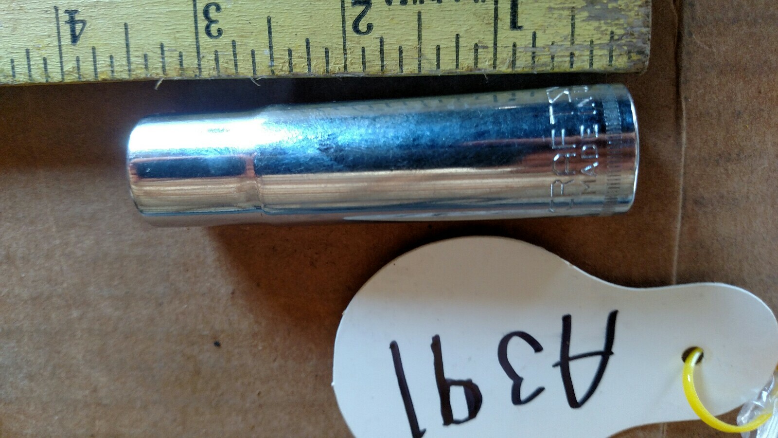 Craftsman -V- Deep Socket 14MM 1/2 Drive 44444 USA a391