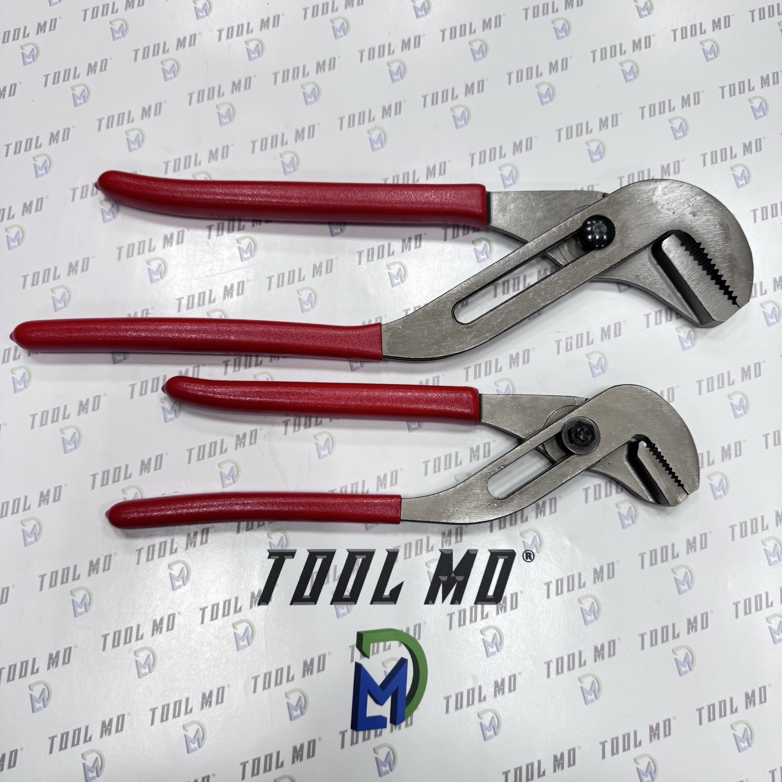 Snap-on Tools USA NEW 2pc RED Adjustable Joint Channel Pliers Set AWP120 AWP160