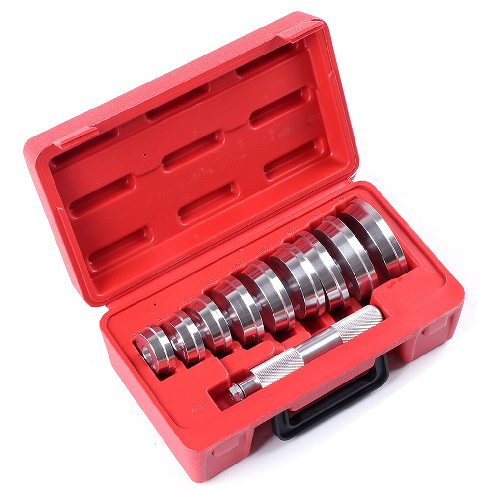 10pc Aluminum Wheel Bearing Race And Seal Driver Master Tool Kit Set