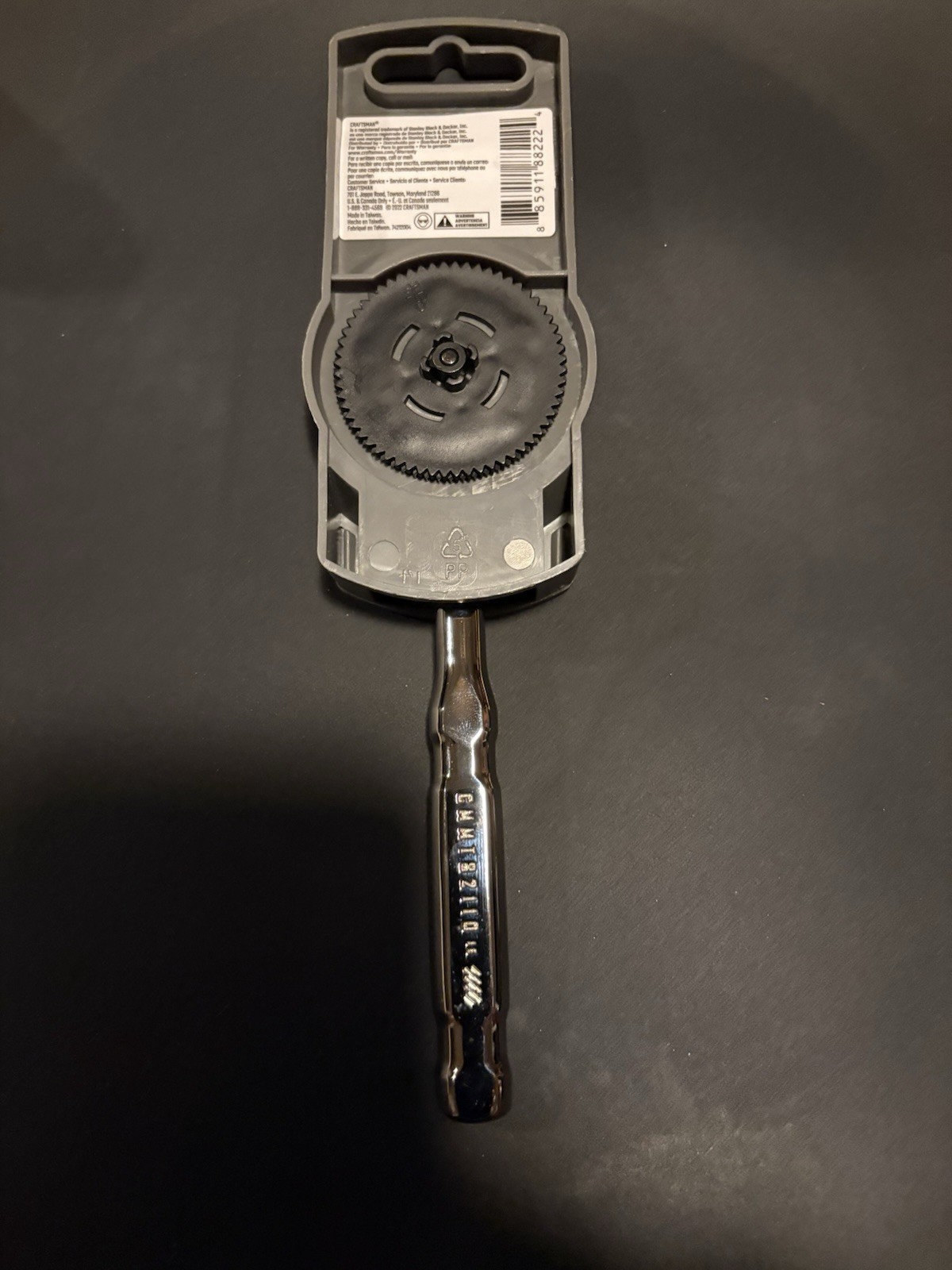 Craftsman Overdrive 1/4″ Drive 180T Pear Head Ratchet CMMT82110