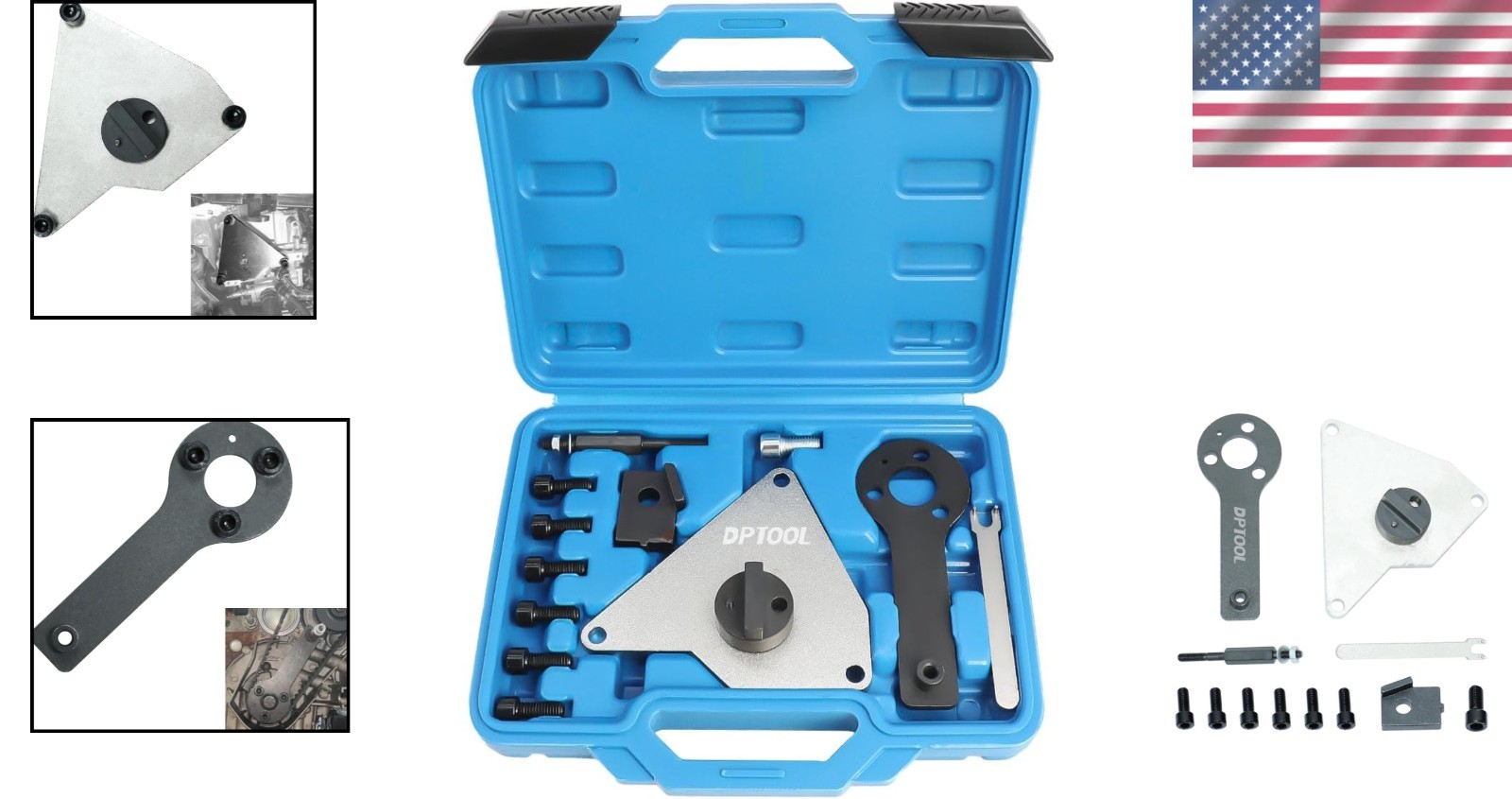 Sturdy Engine Timing Tool for Lancia, Jeep, Chrysler – 12-Piece Professional Set