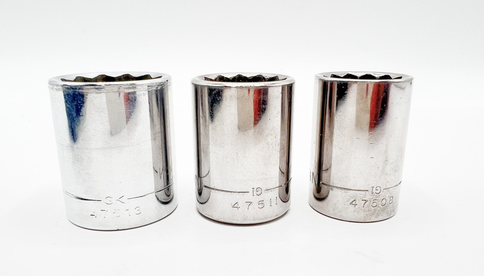 CRAFTSMAN 3-Piece, 1/2″ Drive, 12 Point, SAE Shallow Sockets 5/16″ 13/16″ + 3/4″