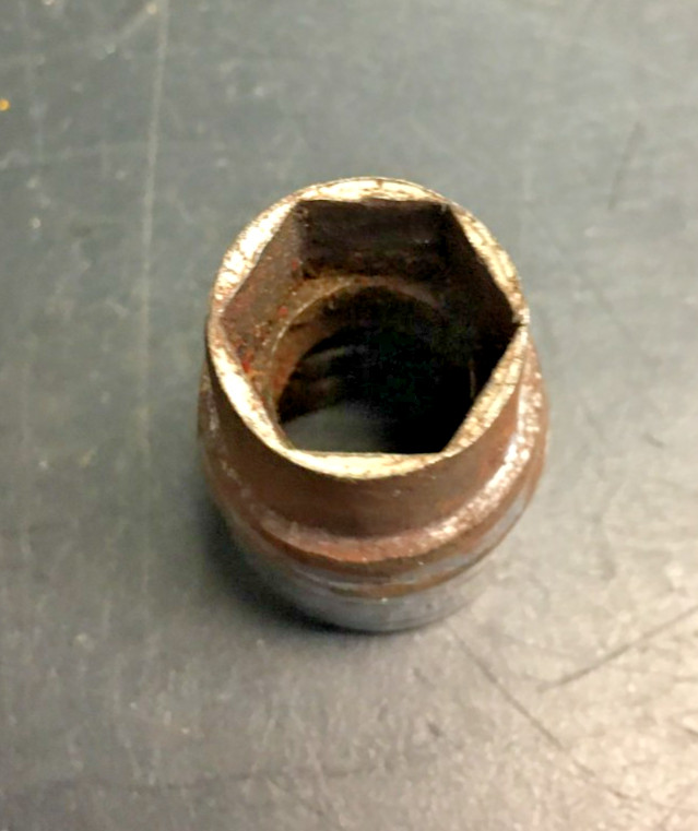S-K TOOLS 40118 KNURLED SOCKET 9/16”, 1/2″ DRIVE, 6 POINT, USA