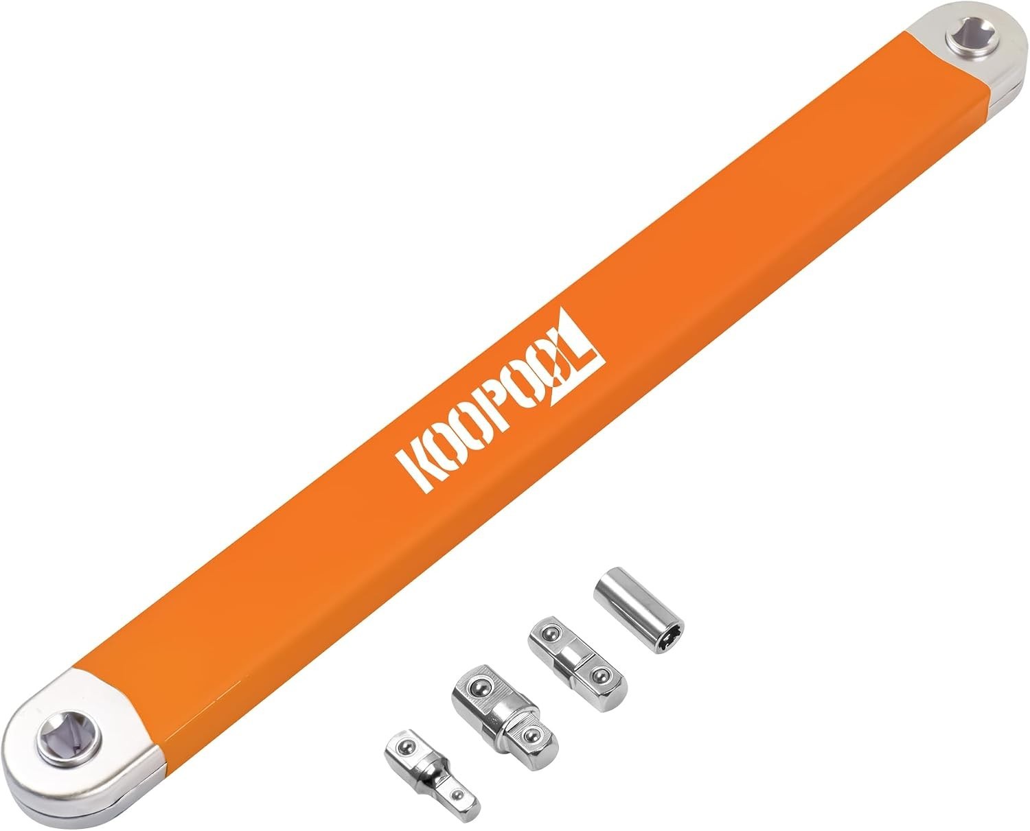 Offset Extension Wrench, Impact Ready Wrench Extender, with 1/2″, 1/4″ and 3/…