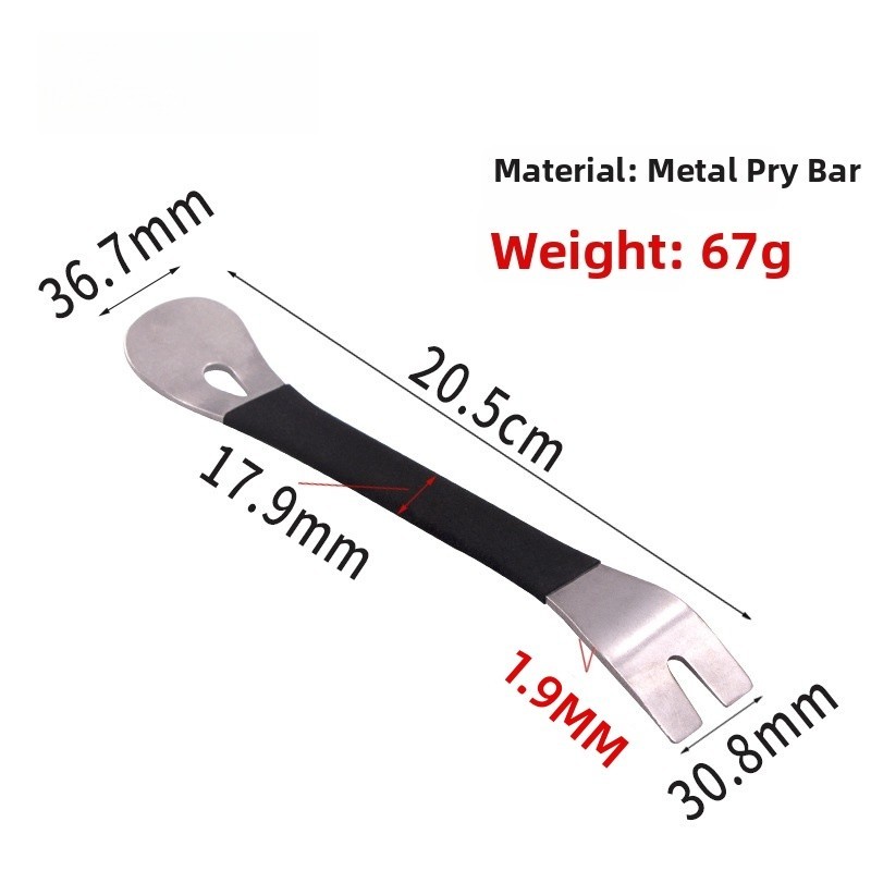 Sturdy Metal U Shaped Pry Bar for Car Audio For Dash and for interior Clip