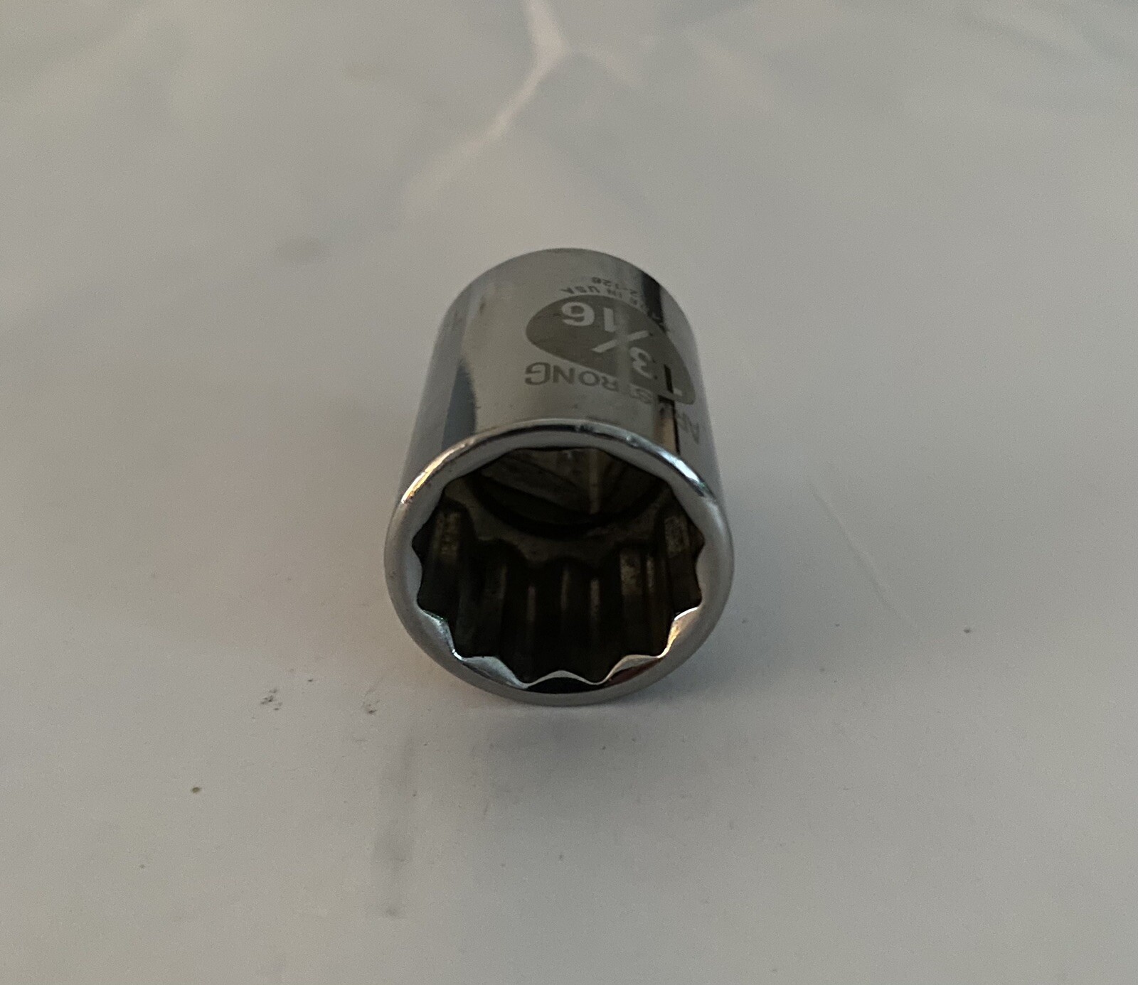 Armstrong Tools 12-126 1/2″ Drive 13/16″ 12 Point Shallow Chrome Socket USA
