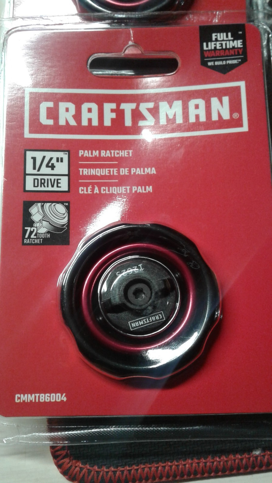 case pack of 4 Craftsman 1/4” Drive Compact Palm Ratchet 72-Tooth CMMT 86004