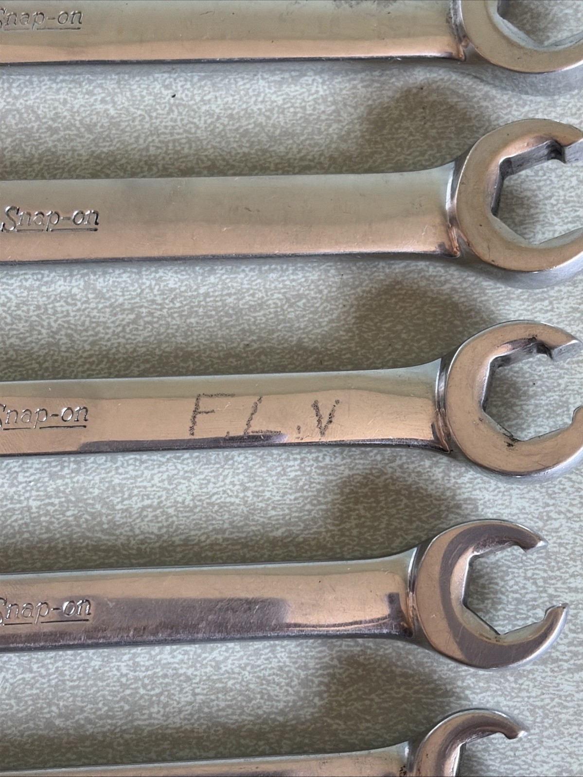 Snap On Tools Line Wrench 7 Piece Set SAE 5/16-3/4