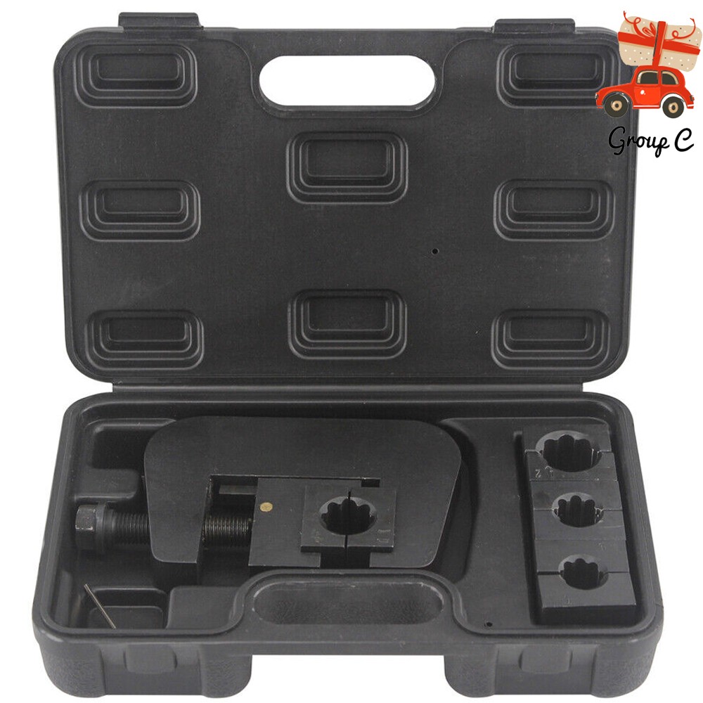 A/C Hydraulic Hose Crimper Tool Kit Hose Fittings Crimping Set Hand Repair Tools