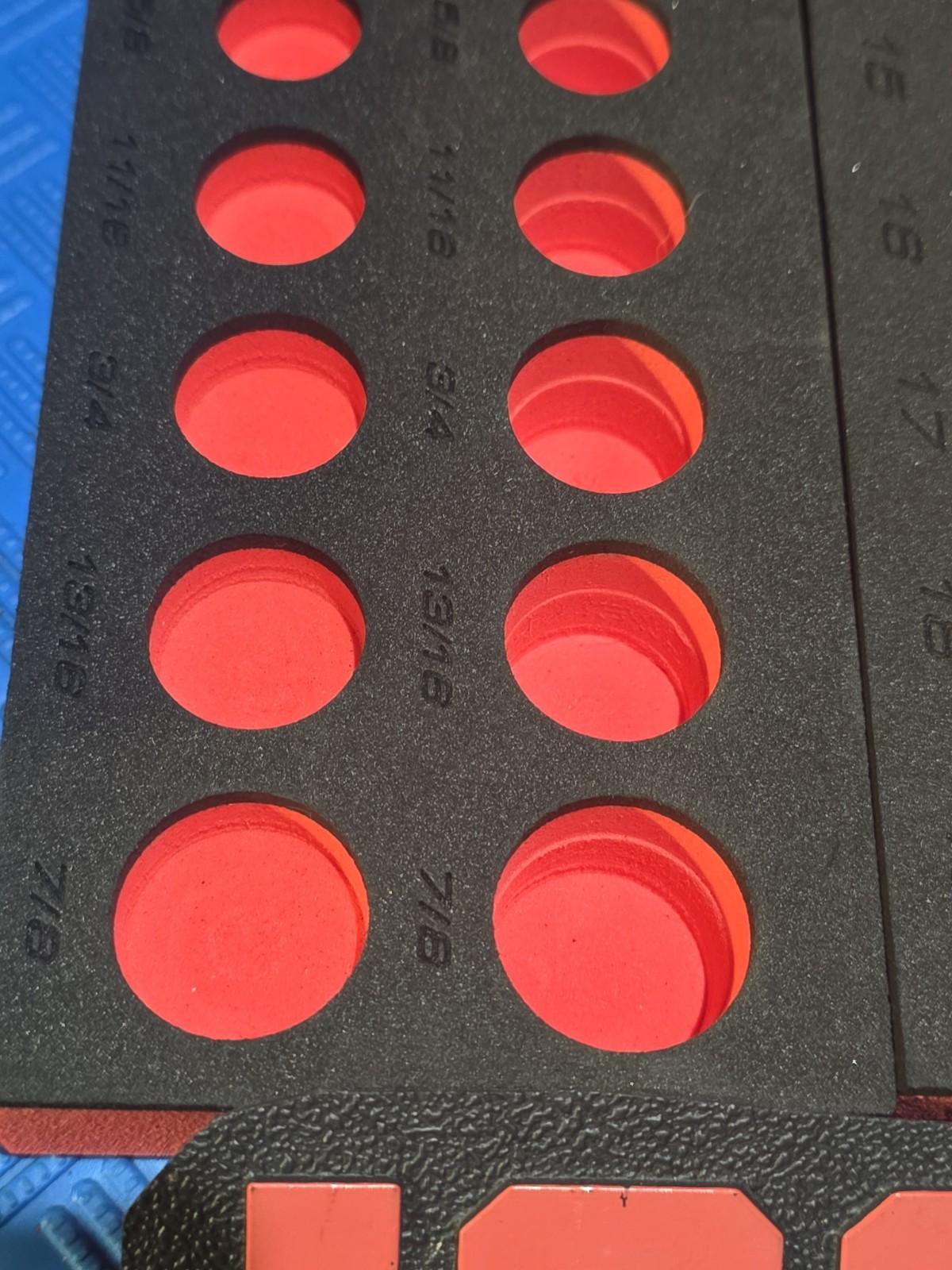 icon professional 3/8 Socket Organizer Foam Inserts METRIC & SAE SET
