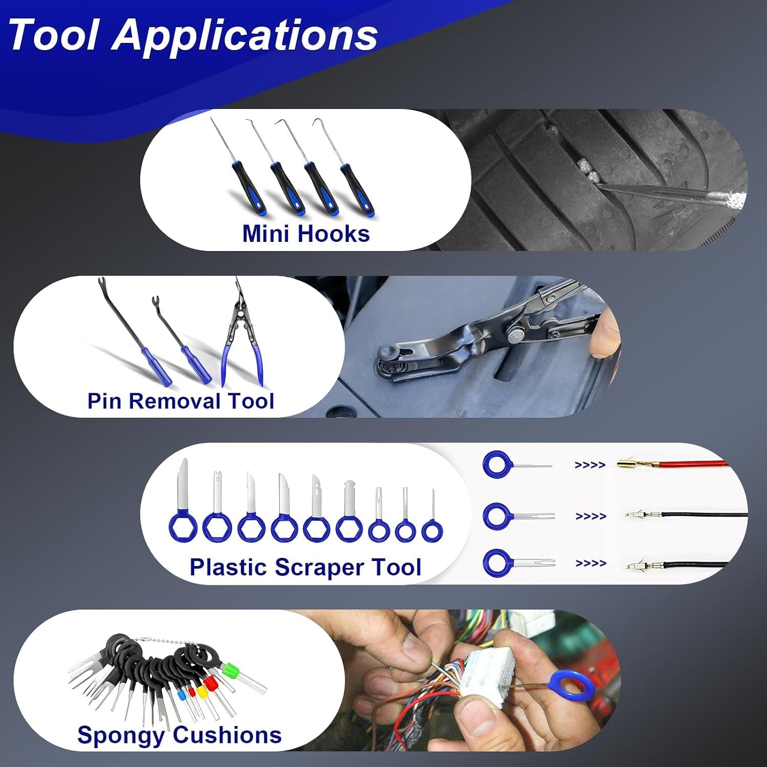 Ergonomic 238-Piece Automotive Trim Tool Kit – Includes Essential Accessories