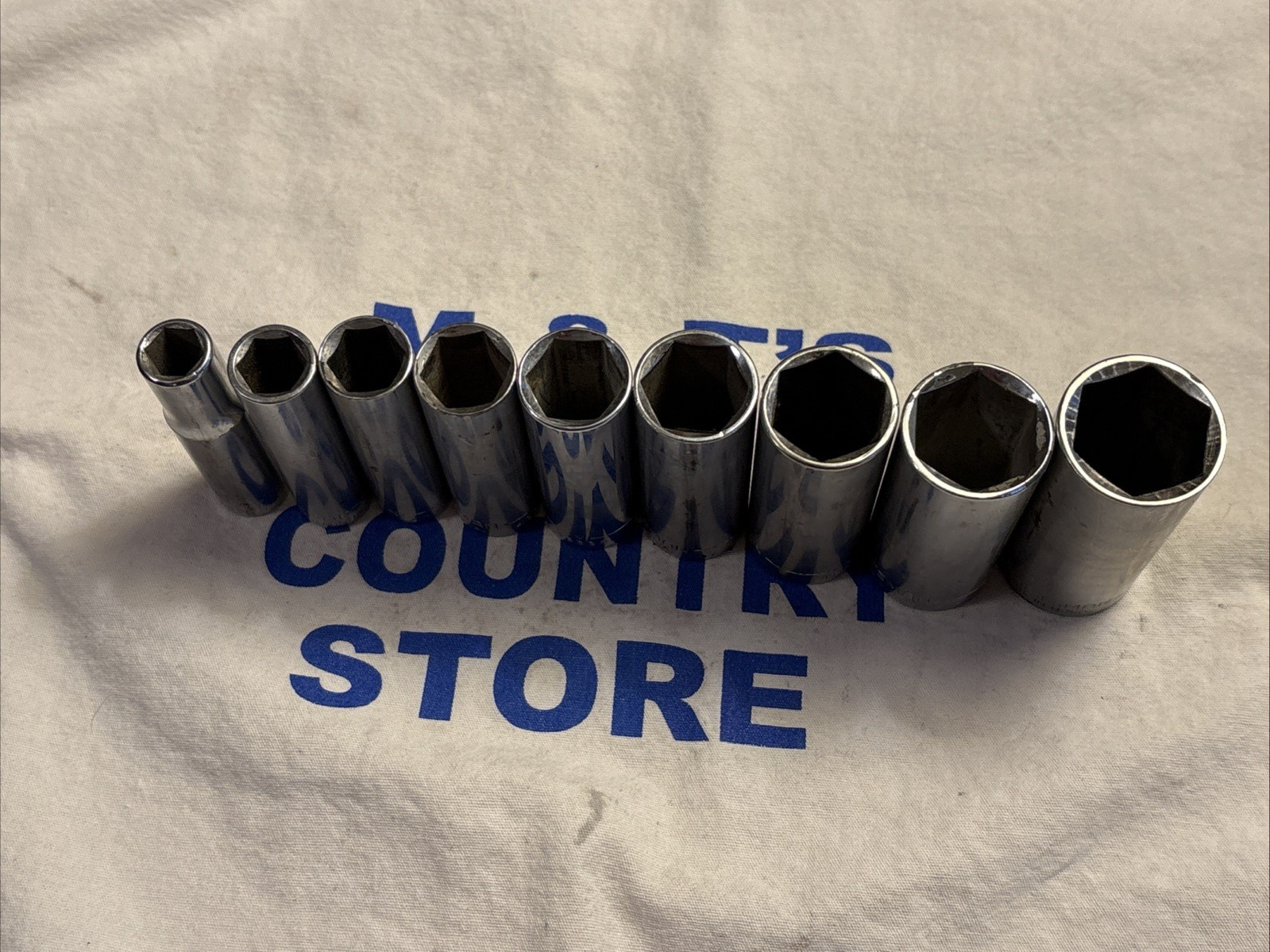 Craftsman USA 3/8″ Drive 9pc 6pt Deep Socket Set -V- & -G- Series 3/8″ – 7/8″