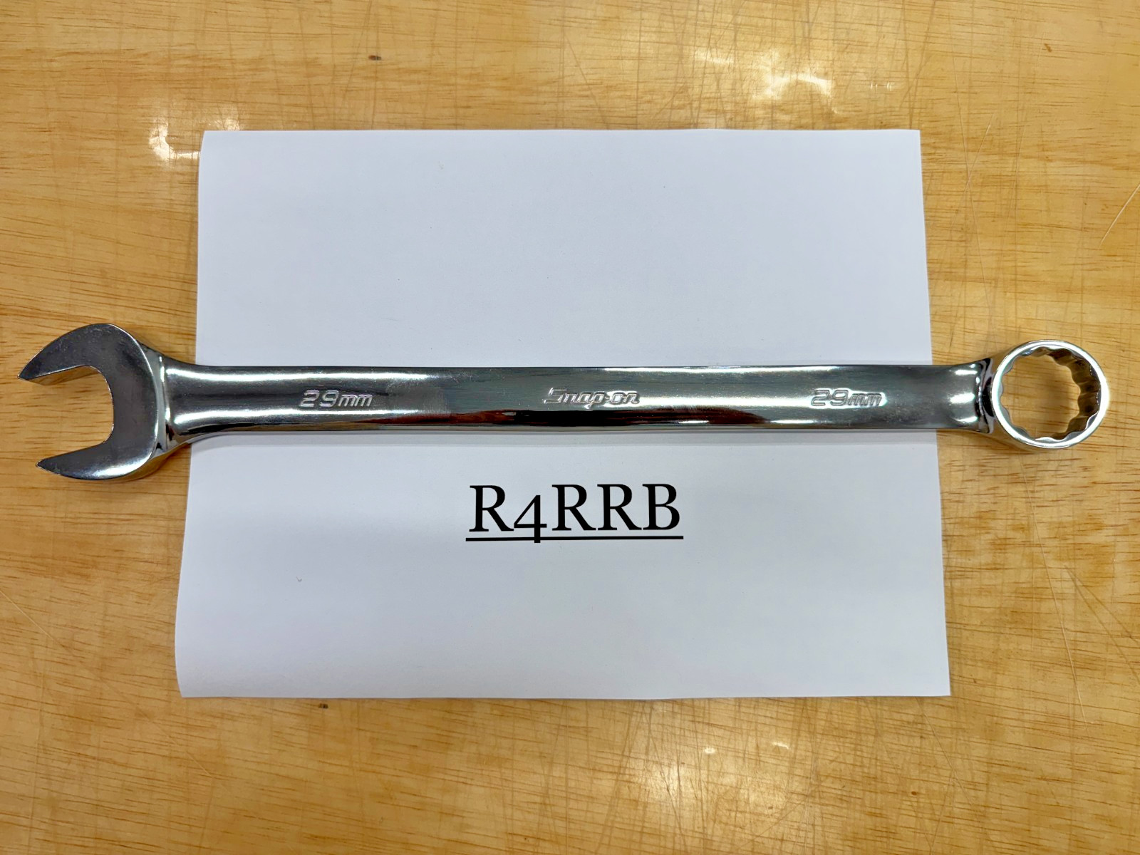 Snap-On Tools USA NEW 29mm Metric Standard 12 Point Chrome Combo Wrench OEXM290B