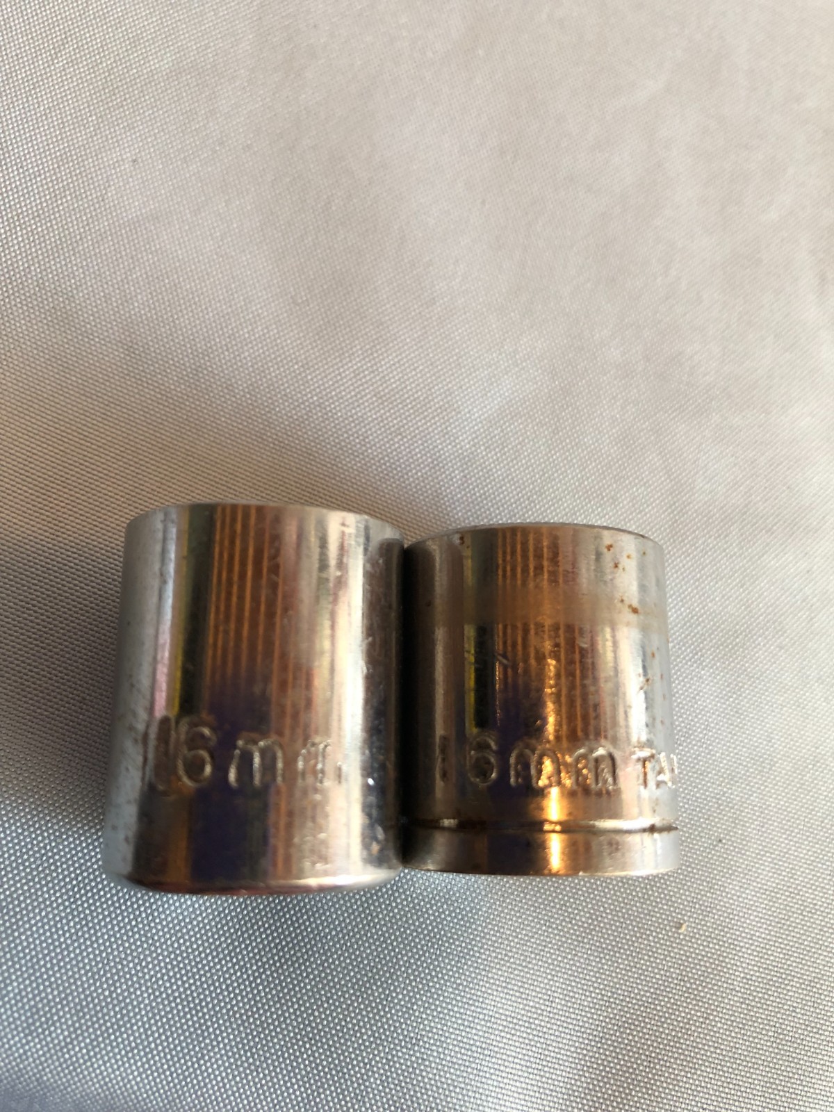 LOT of 15 Sockets – Various Sizes with Duplicates SEE PICS for Sizes #F12