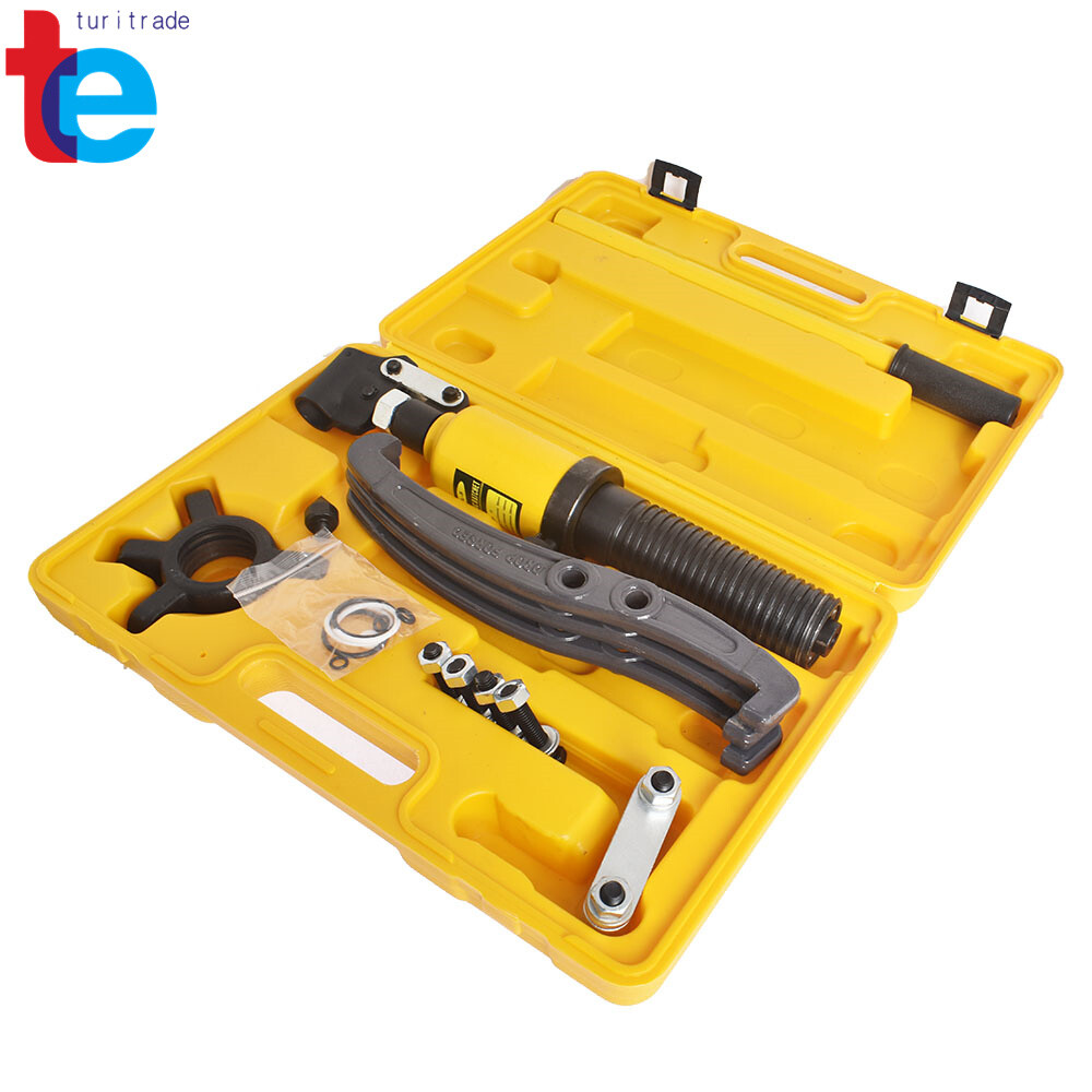 5 Ton 3-Jaw Hydraulic Gear Puller Set Wheel Bearing Pulling Separator w/Case
