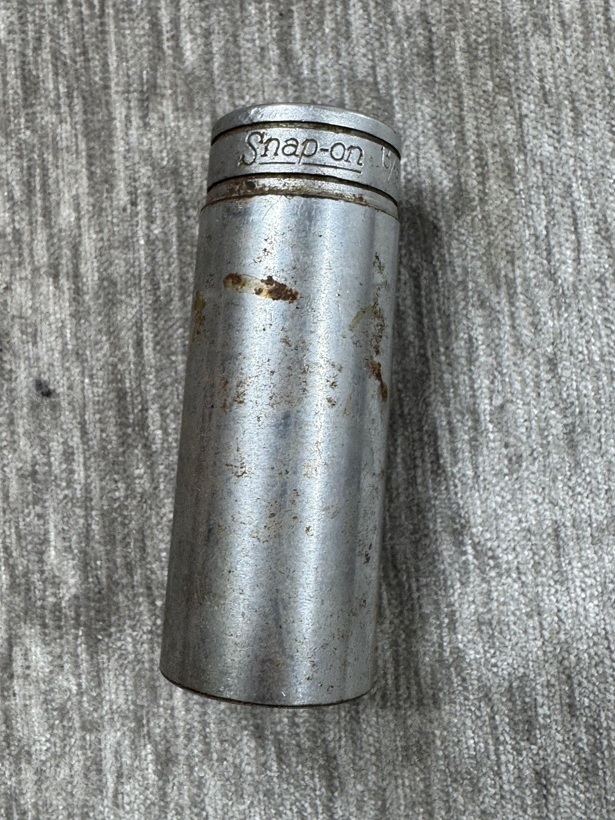 Snap-on SF261 13/16in SAE Standard Chrome Socket 1/2in Drive 12 Point USA Tool