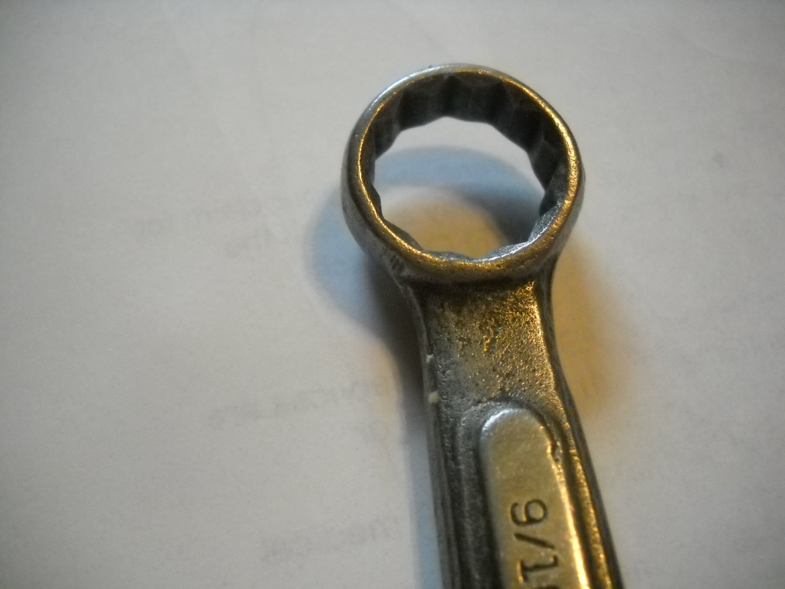 Vintage Craftsman Stubby Double Box End Wrench 9/16″ x 1/2″ 5″ Long Underline