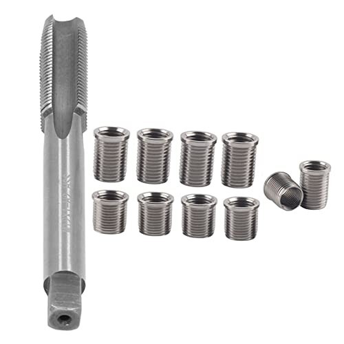 Spark Plug Thread Repair Tool Kit – High Speed Steel Tap with M10 & M12 Inserts