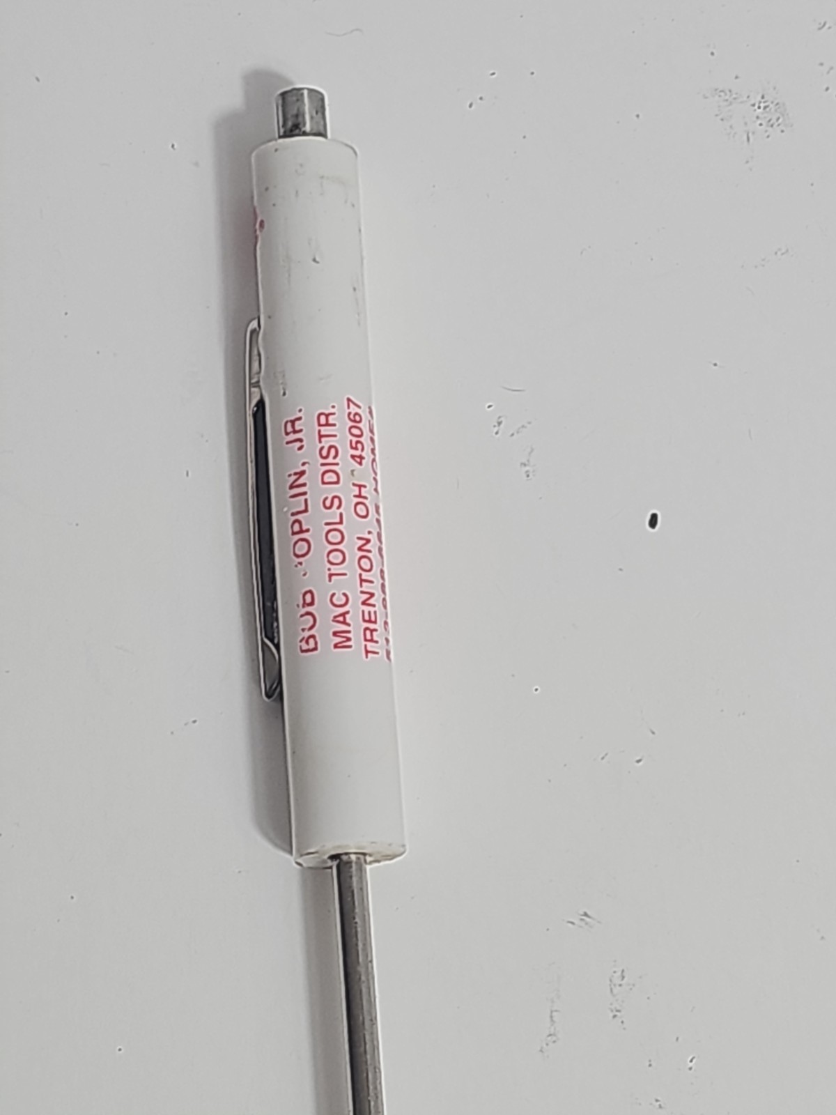 MAC TOOLS Advertising White Alexander Flat Pocket Magnetic Screwdriver – 5-1/2”