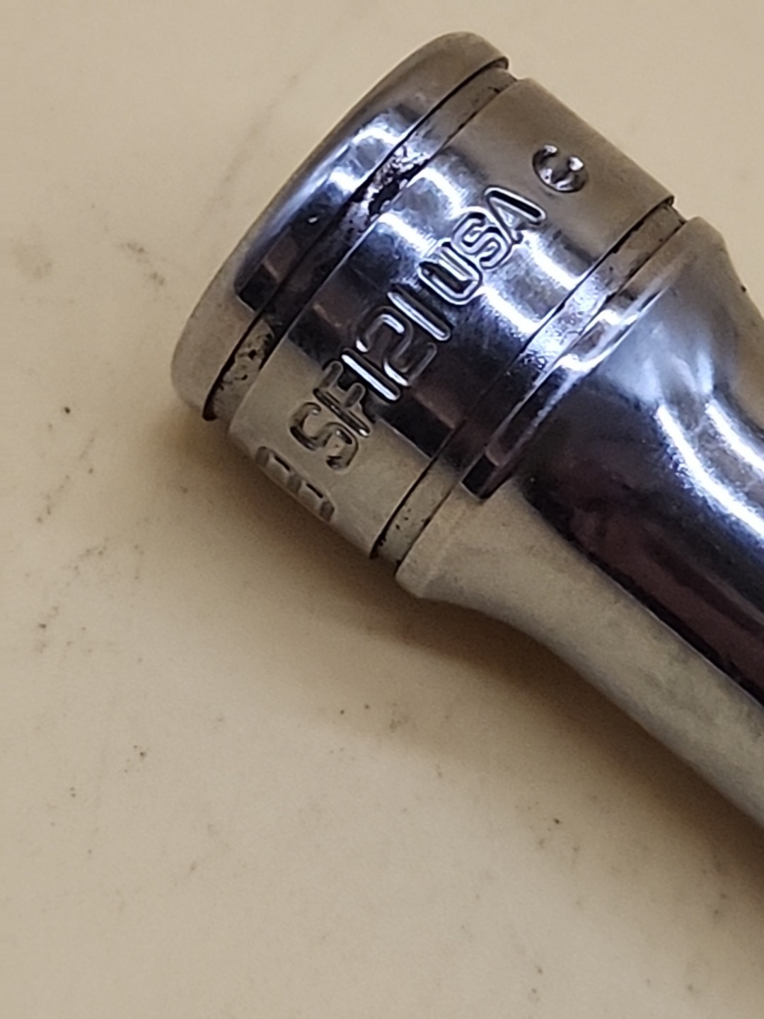 Snap-on Tools SF121, 3/8″, 3/8″ Drive, 12 Point, Chrome Deep Socket USA